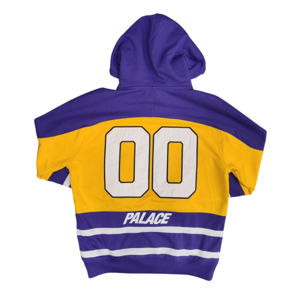 Palace FW19 Zero Zero Purple Yellow Hoodie
