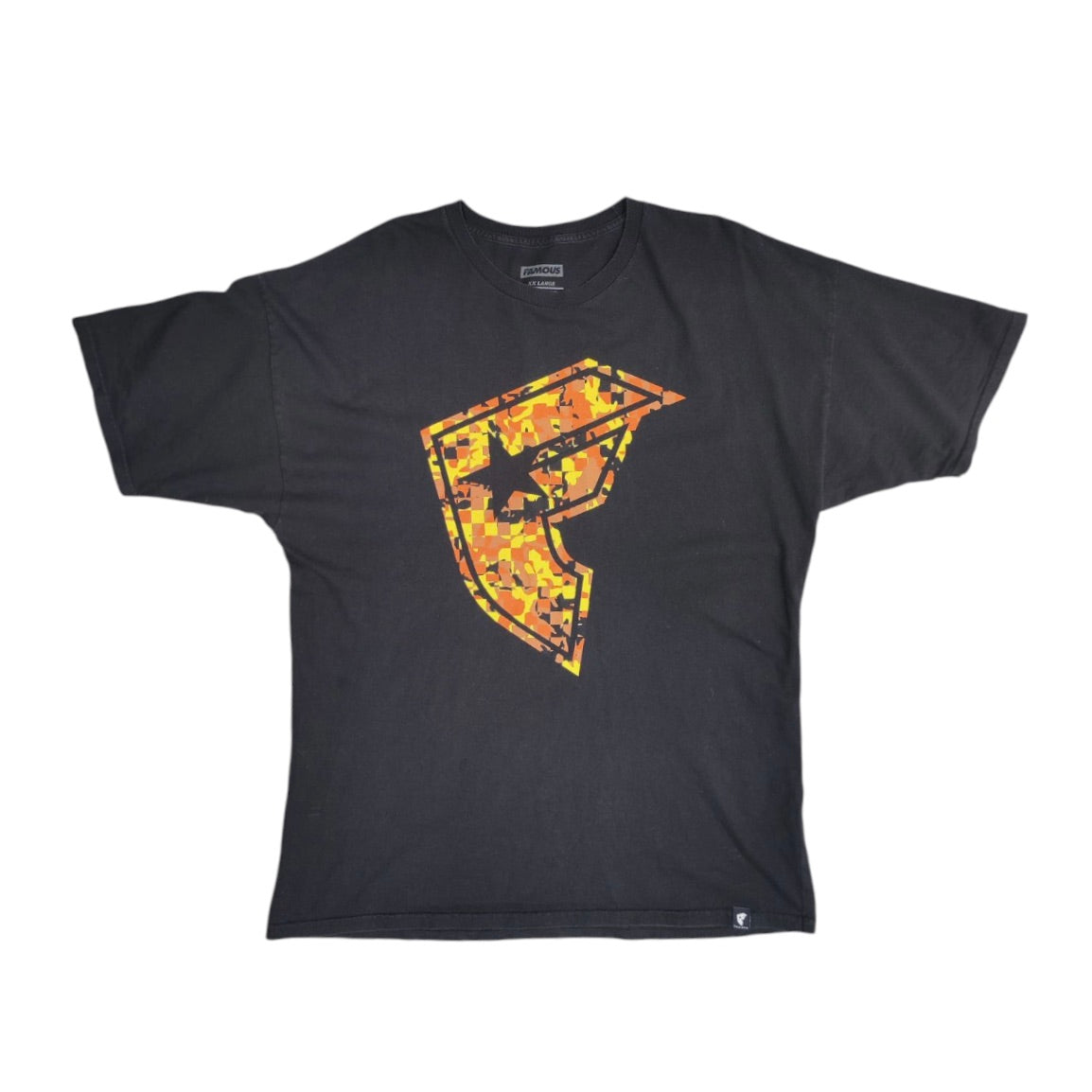 Famous Stars And Straps Black Orange Tshirt