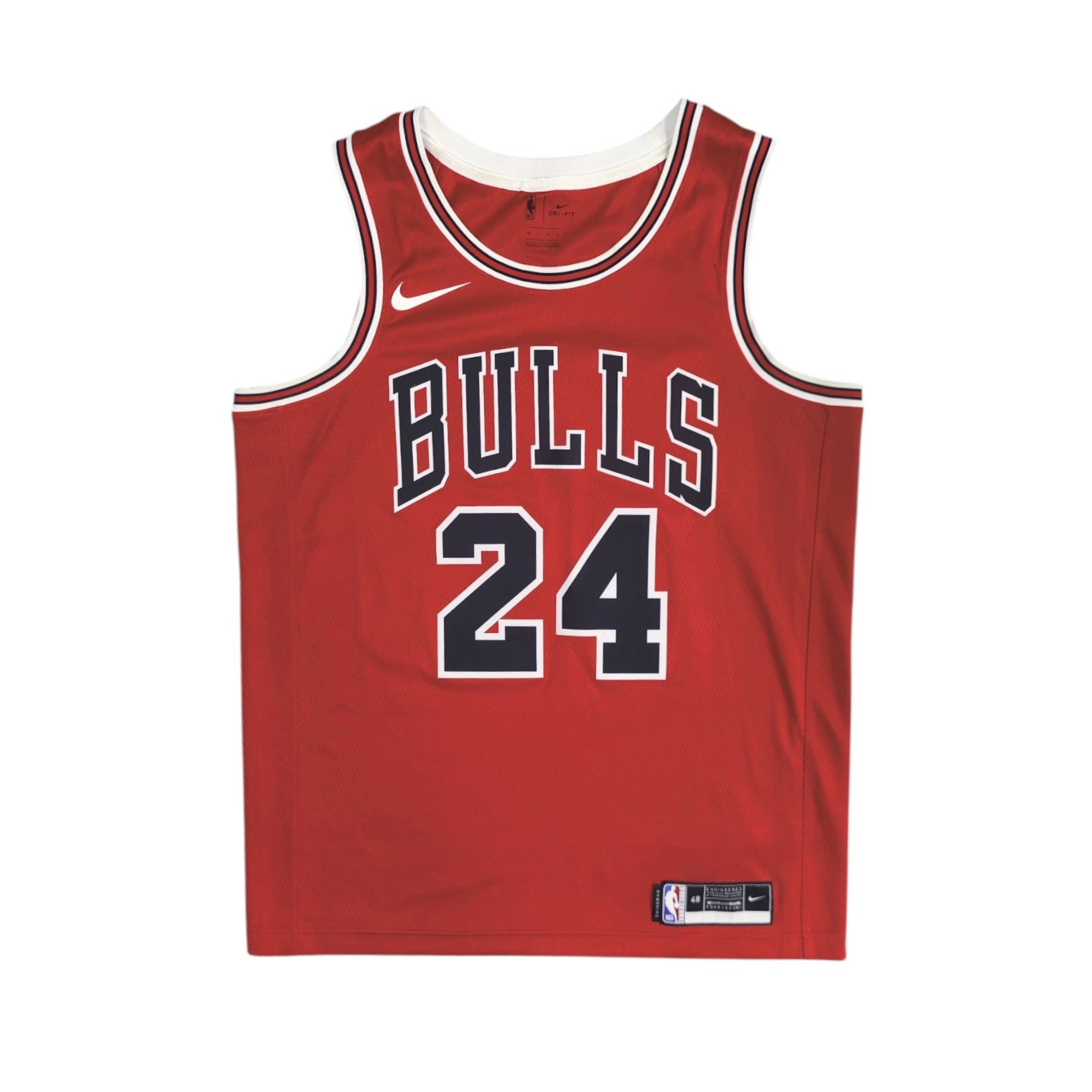 Nike Chicago Bulls Swingman #24 Lauri Markkanen Basketball Jersey
