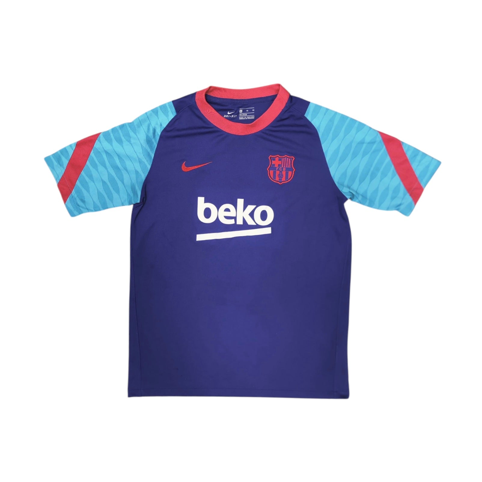 Nike FC Barcelona 2021/2022 Breath Strike Football Jersey (Youth)