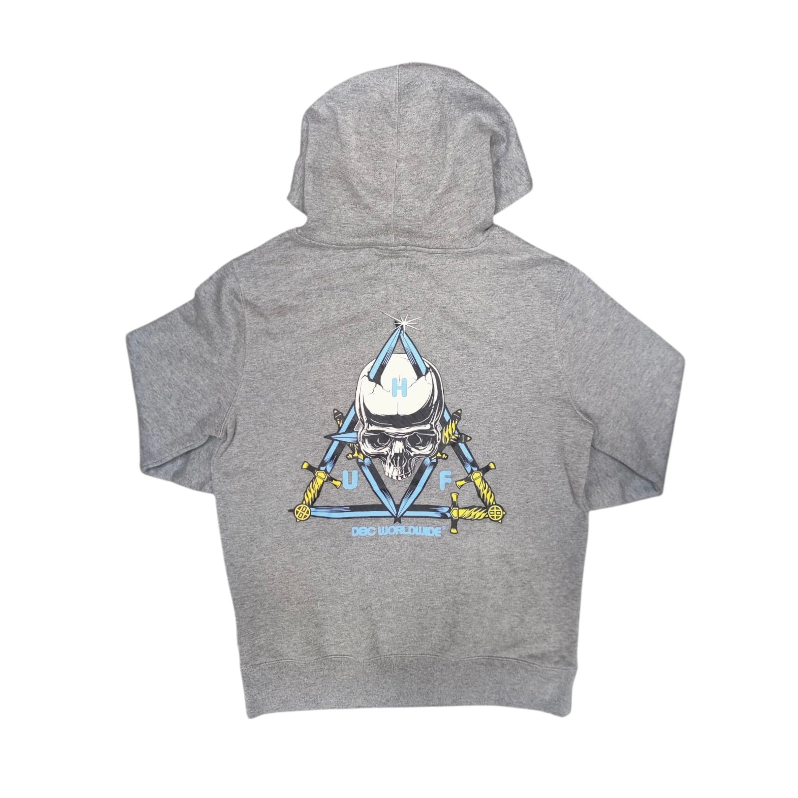 HUF DBC Worldwide Grey Hoodie