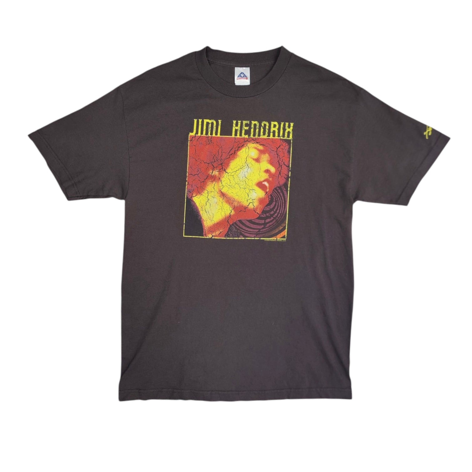 Jimi Hendrix 2004 Graphic Brown Tshirt