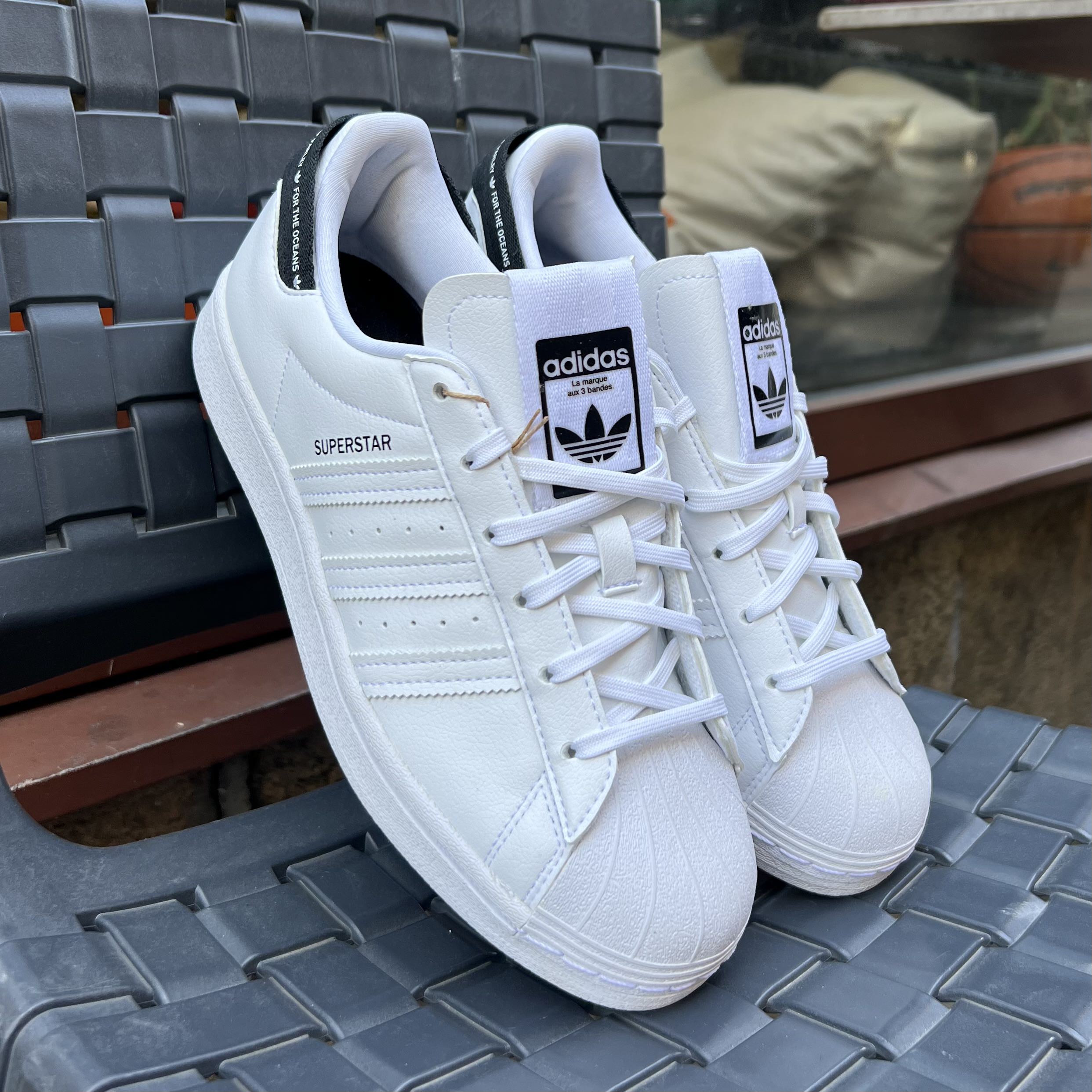 Adidas Superstar Parley White Black