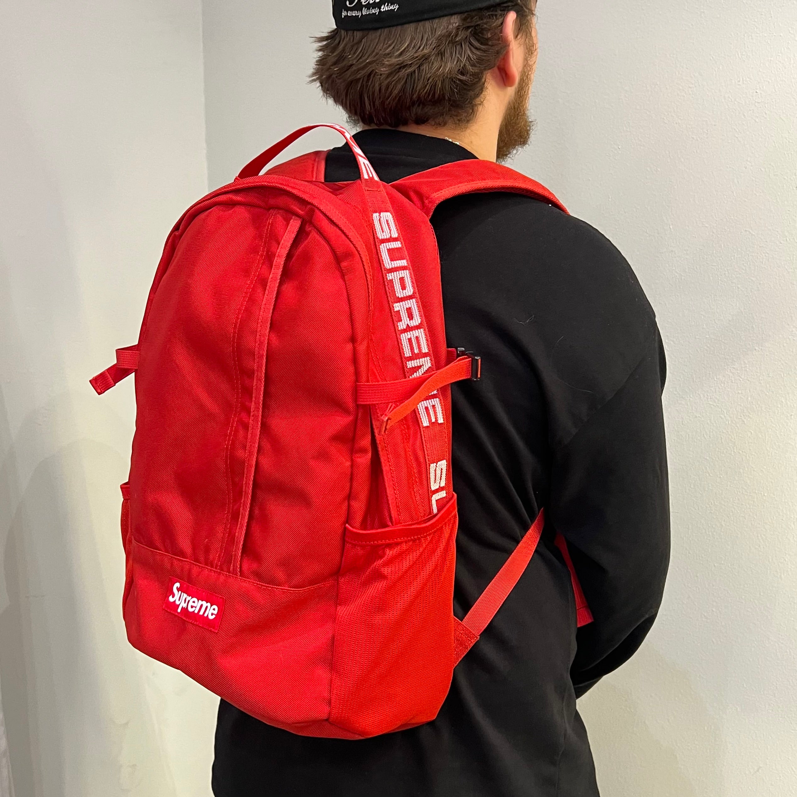 Supreme SS18 Red Backpack Bag