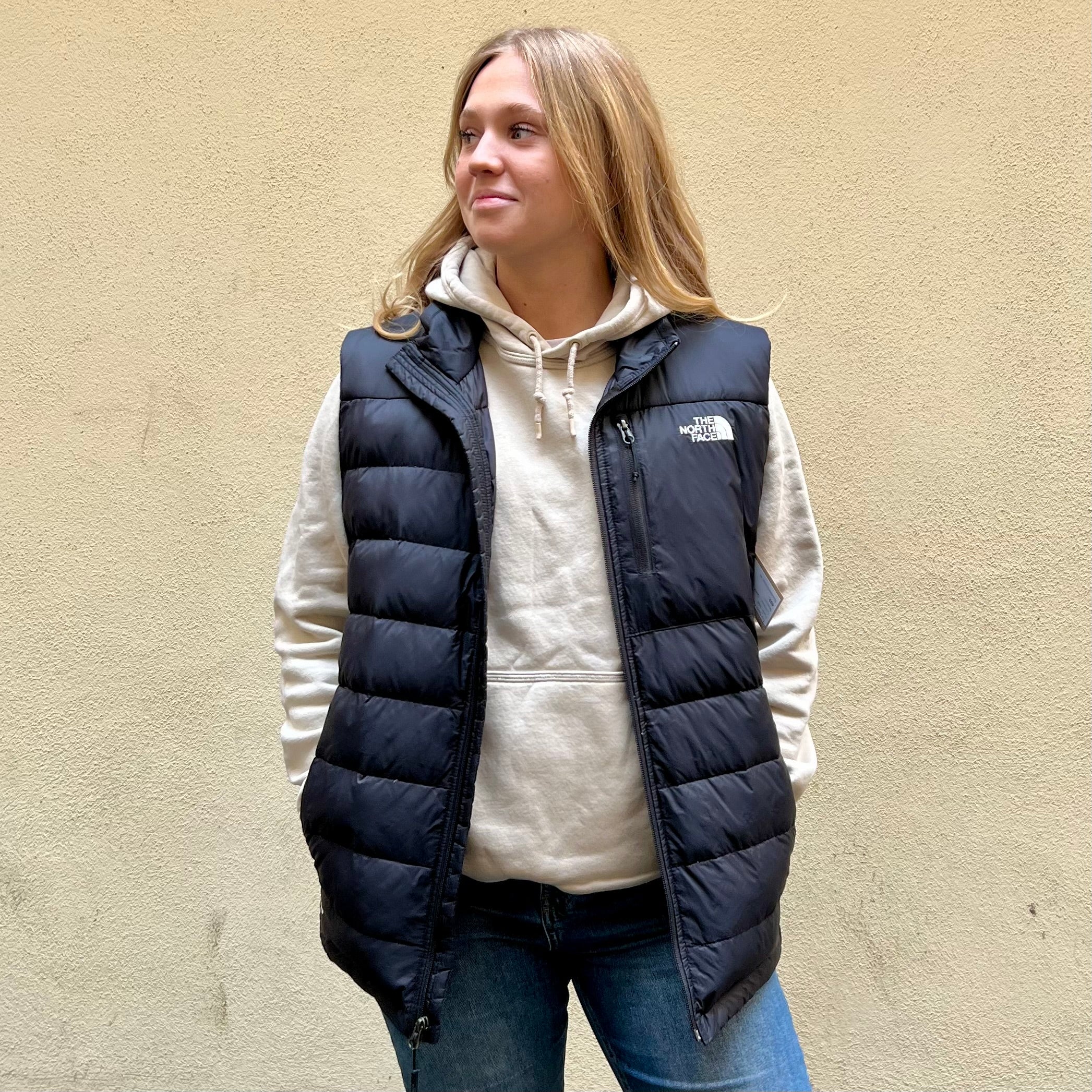 The North Face 550 Black Puffer Vest