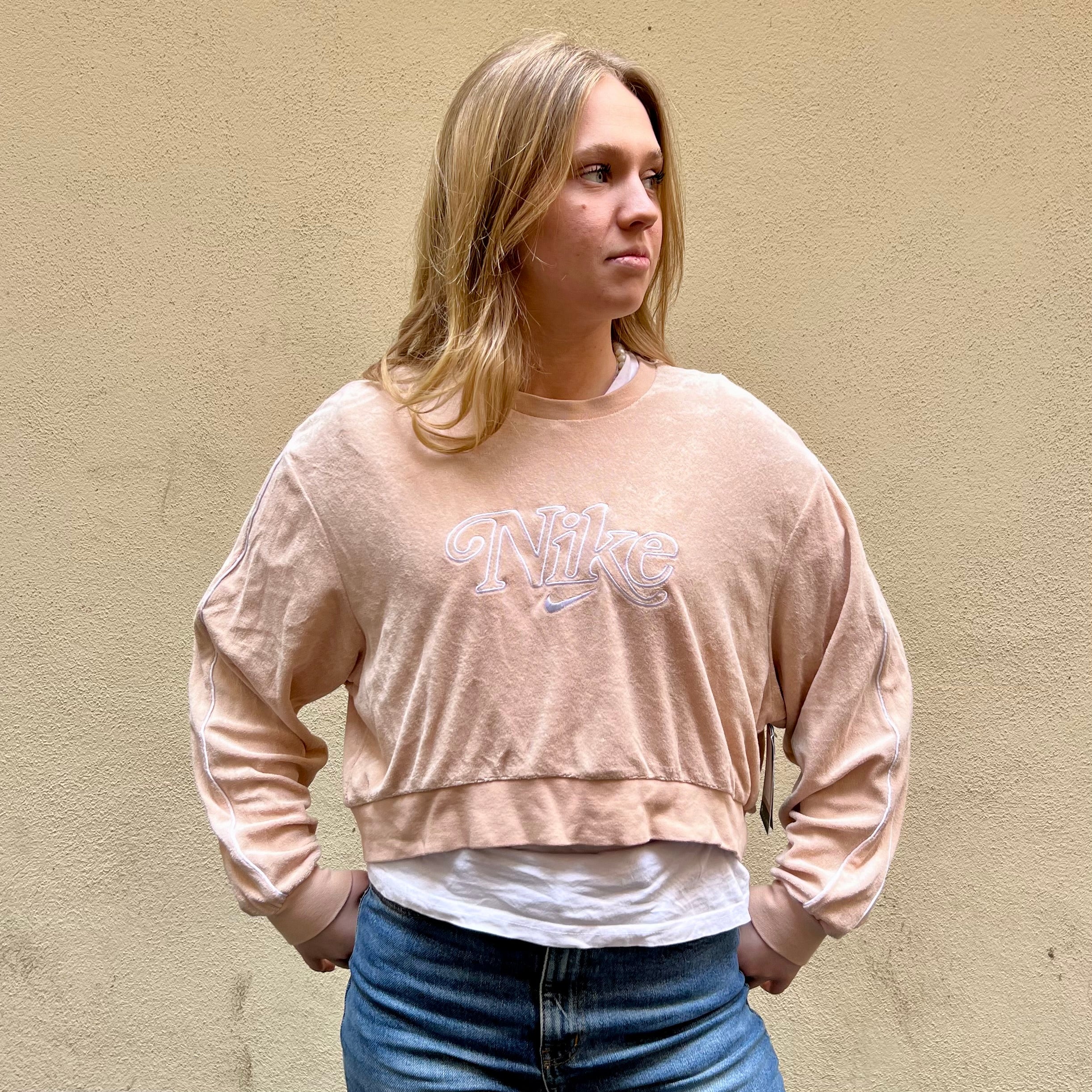 Nike Sportswear Cropped Terry Crewneck (W)