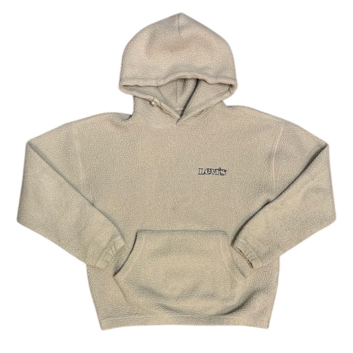 Levis Beige Sherpa Hoodie