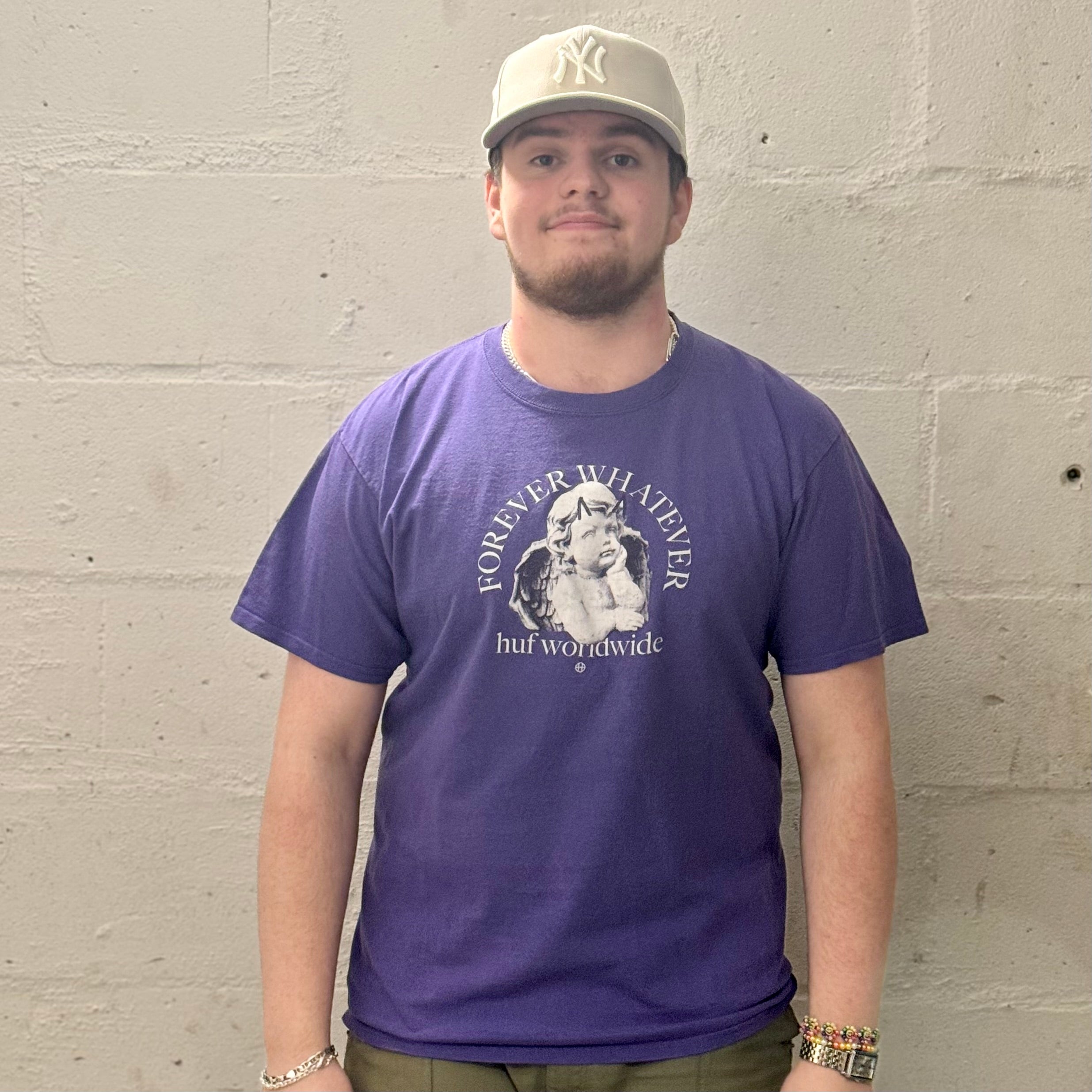 Huf Forever Whatever Omen Purple Tshirt