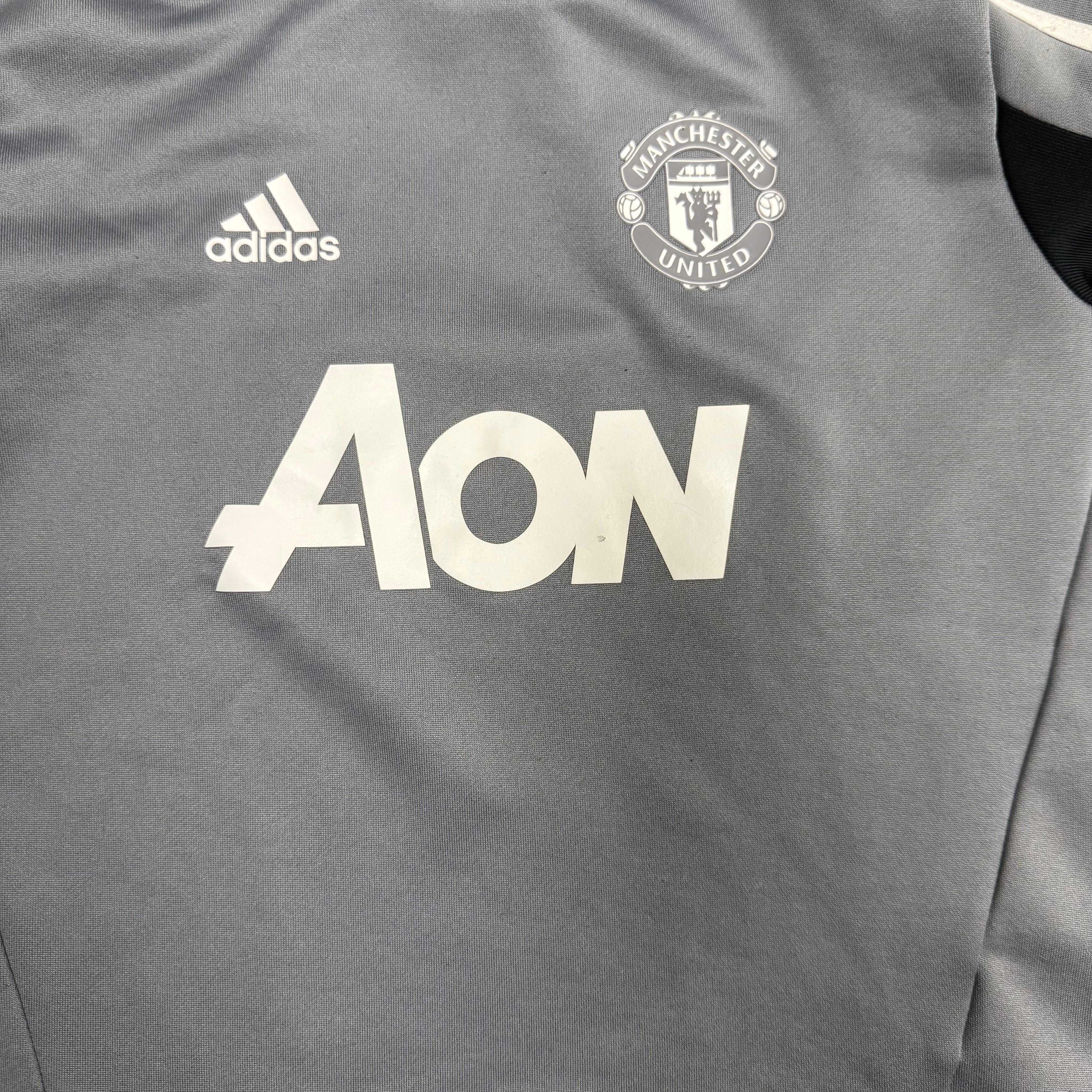 Adidas Manchester United 2017/2018 Grey Training Long Sleeve (Youth)