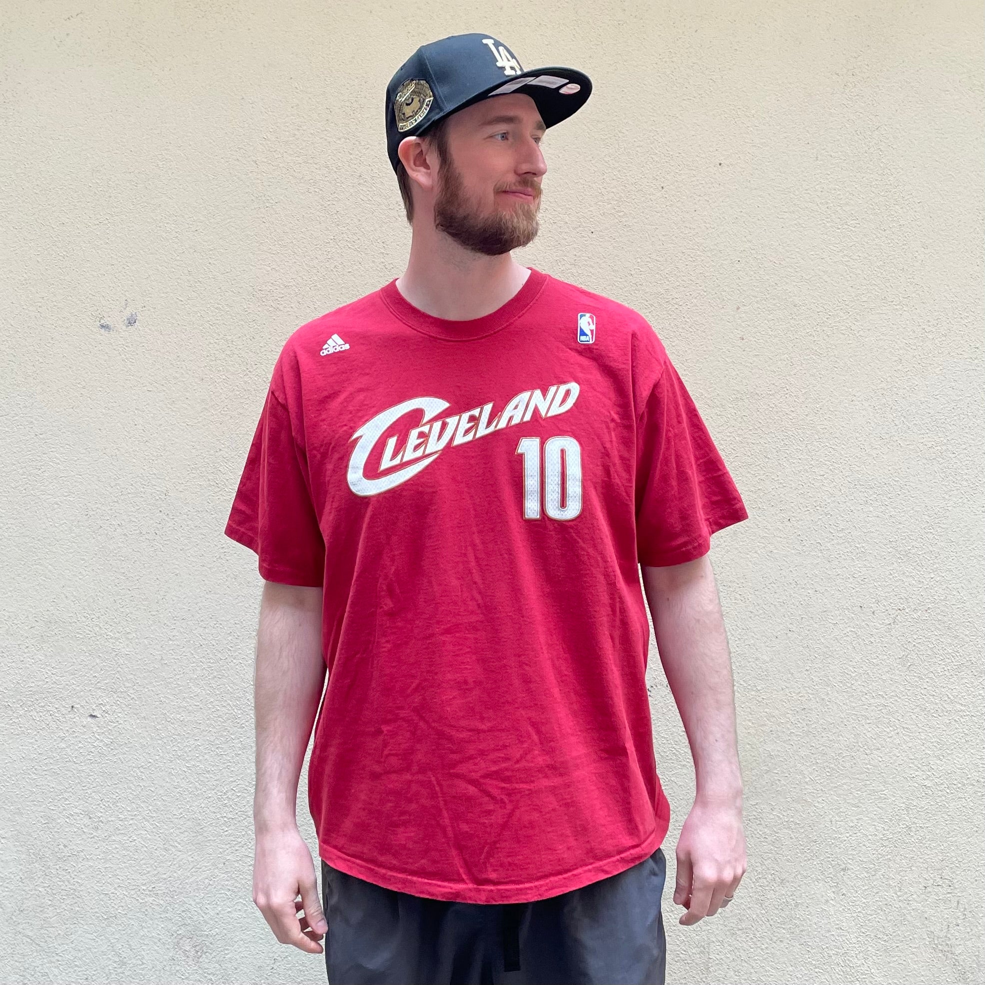 Adidas Cleveland Cavaliers Szczerbiak #10 Red Tshirt