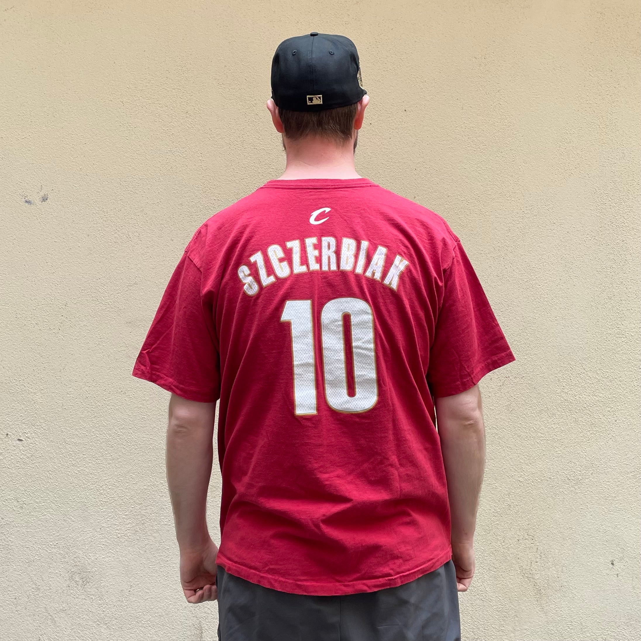 Adidas Cleveland Cavaliers Szczerbiak #10 Red Tshirt