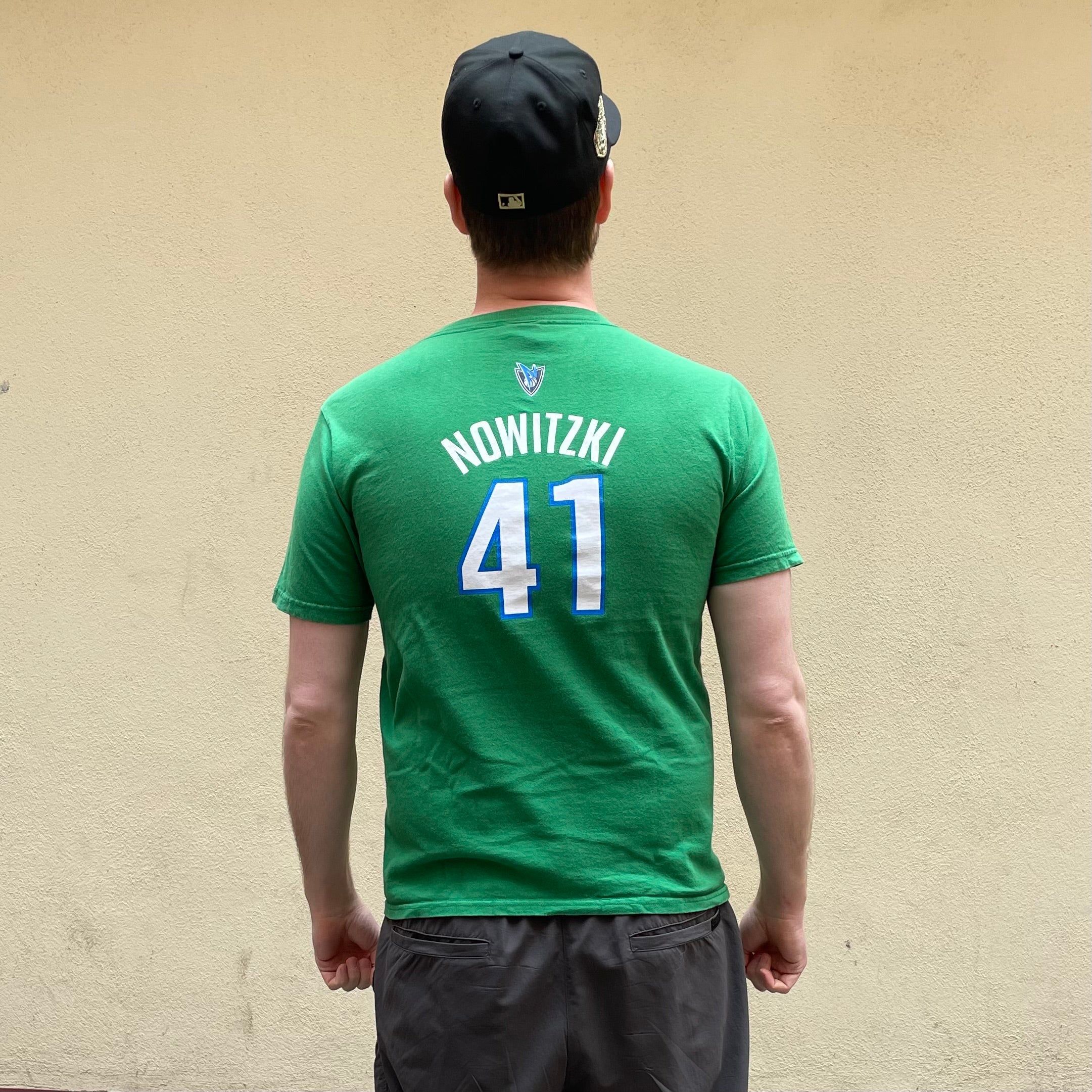 Delta Magnum Weight Maves Nowitzki #41 Green Tshirt (Youth)