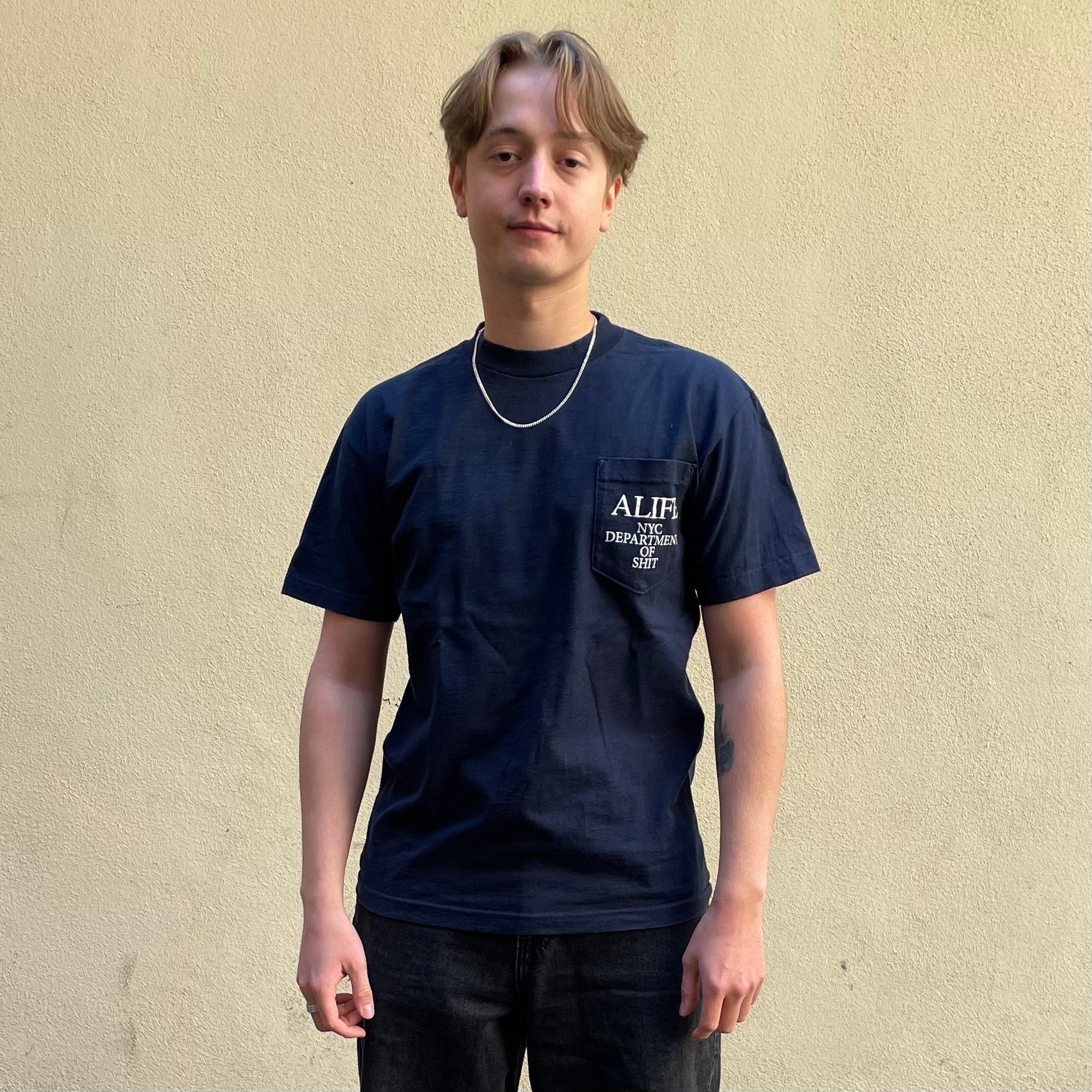 Alife NYC Department of Shit Navy Tshirt