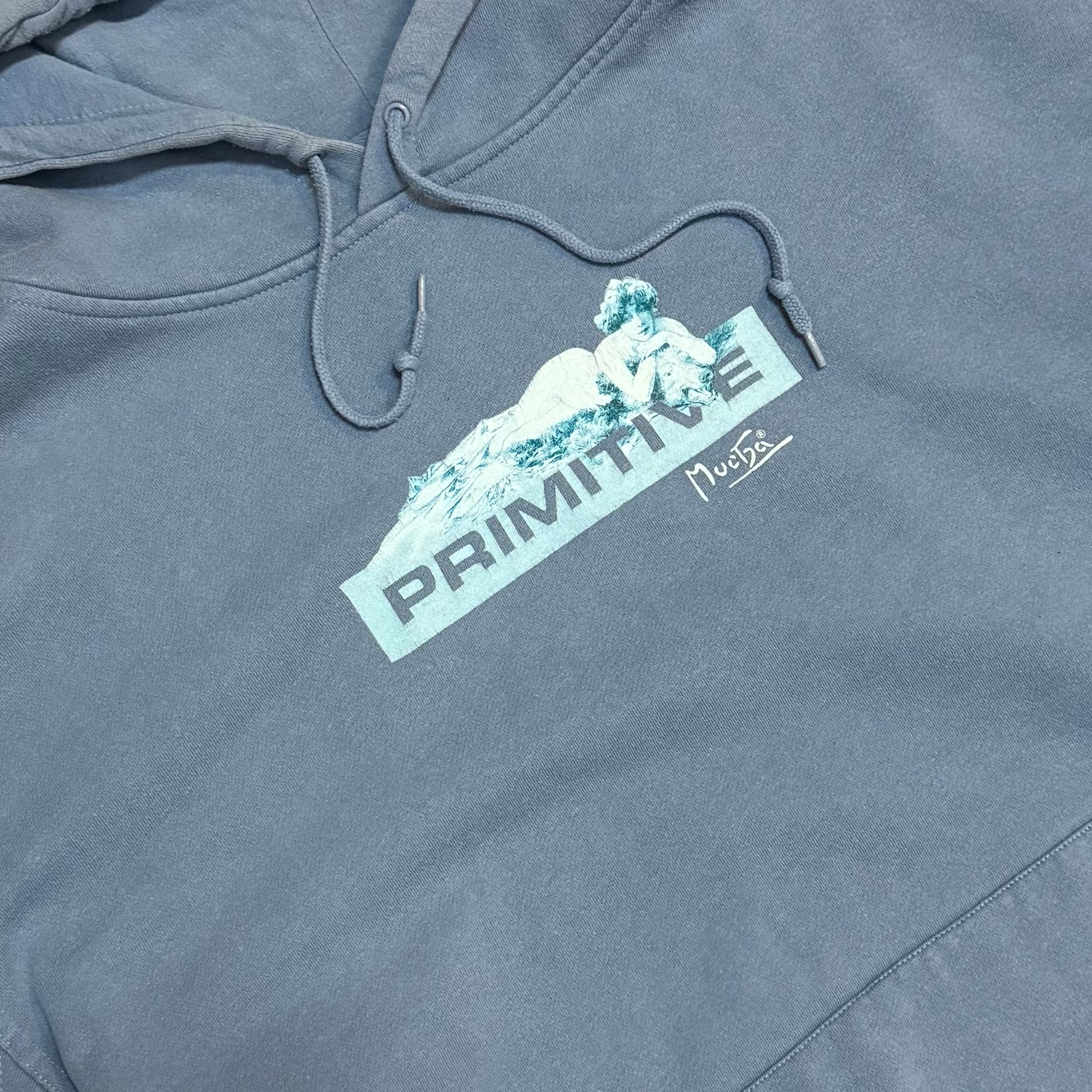 Primitive Skateboarding Mucha Box Columbia Blue Hoodie