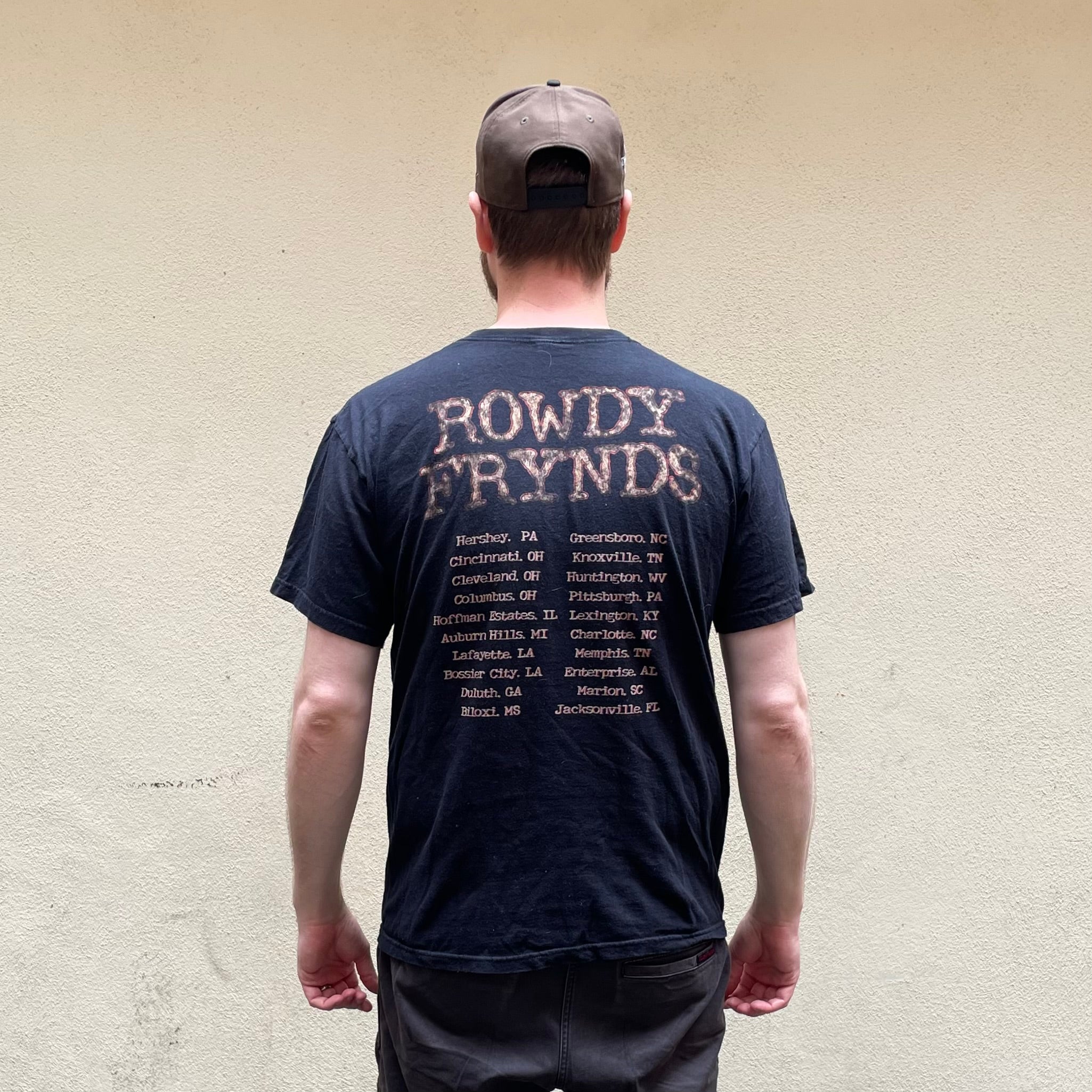 Lynyrd Skynyrd Rowdy Frynds 2008 Tour Tshirt