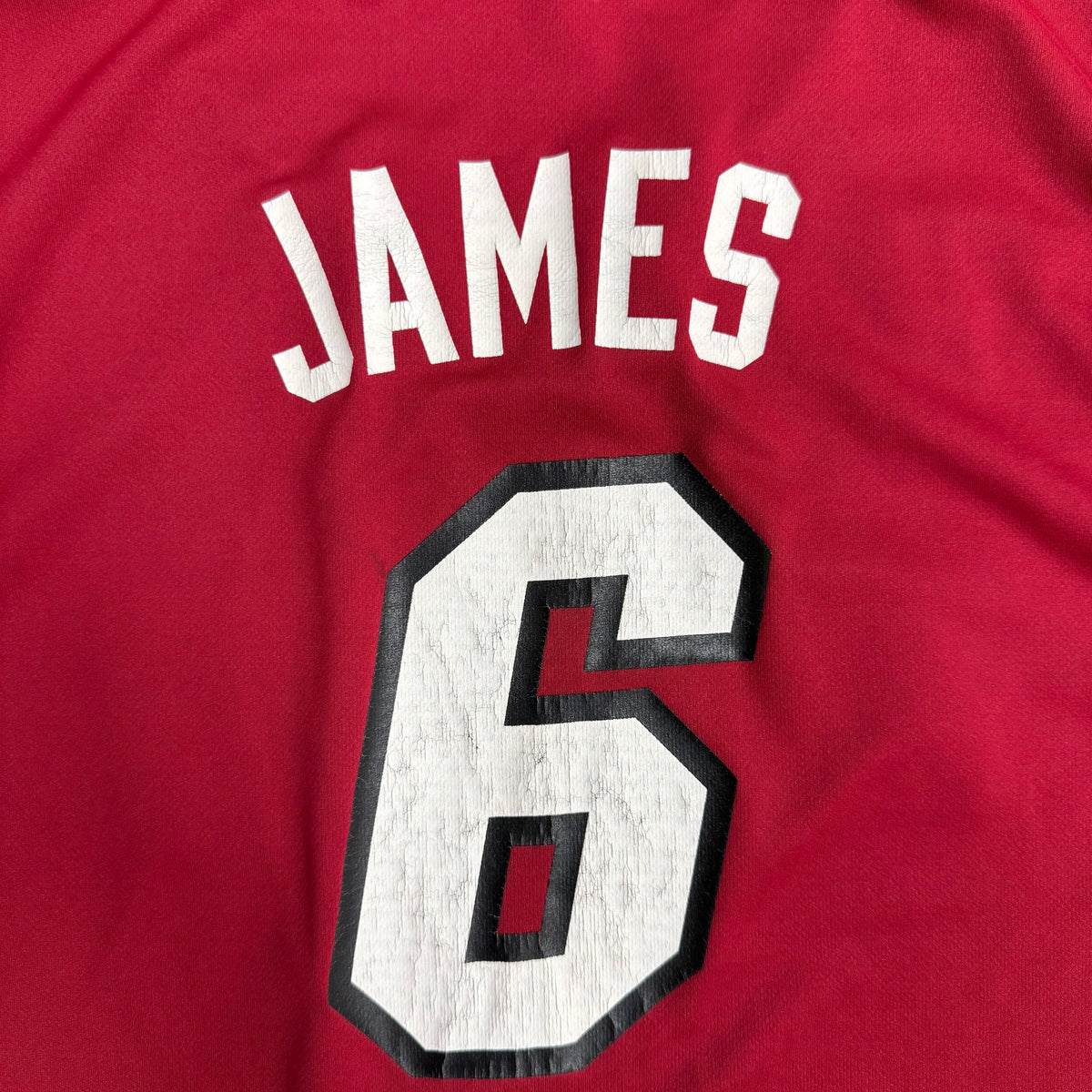 Adidas Miami Heat Lebron James #6 Basketball Swingman Jersey