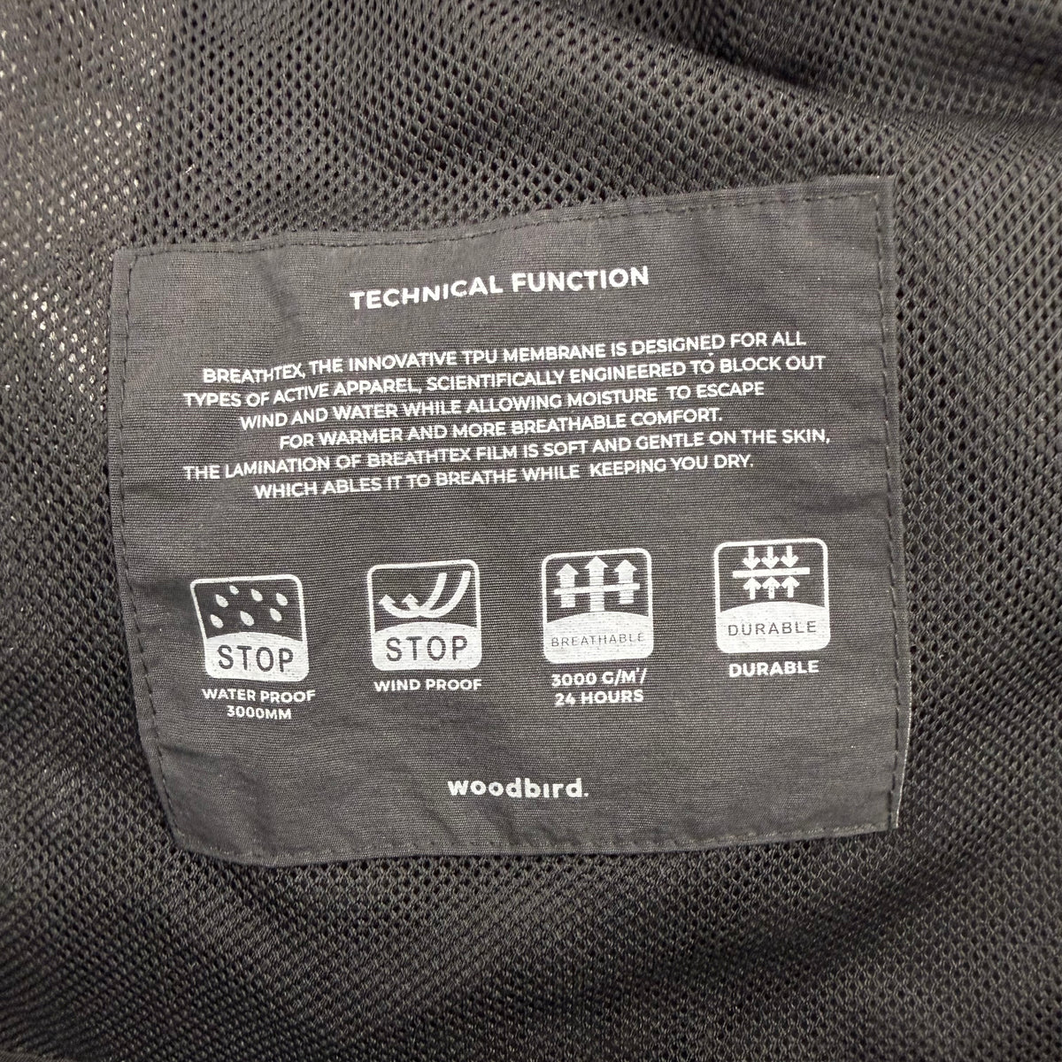 Woodbird Black Frane Coach Jacket