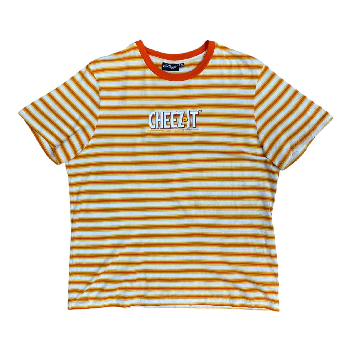 Kellogg's Cheez It Yellow Striped Shirt