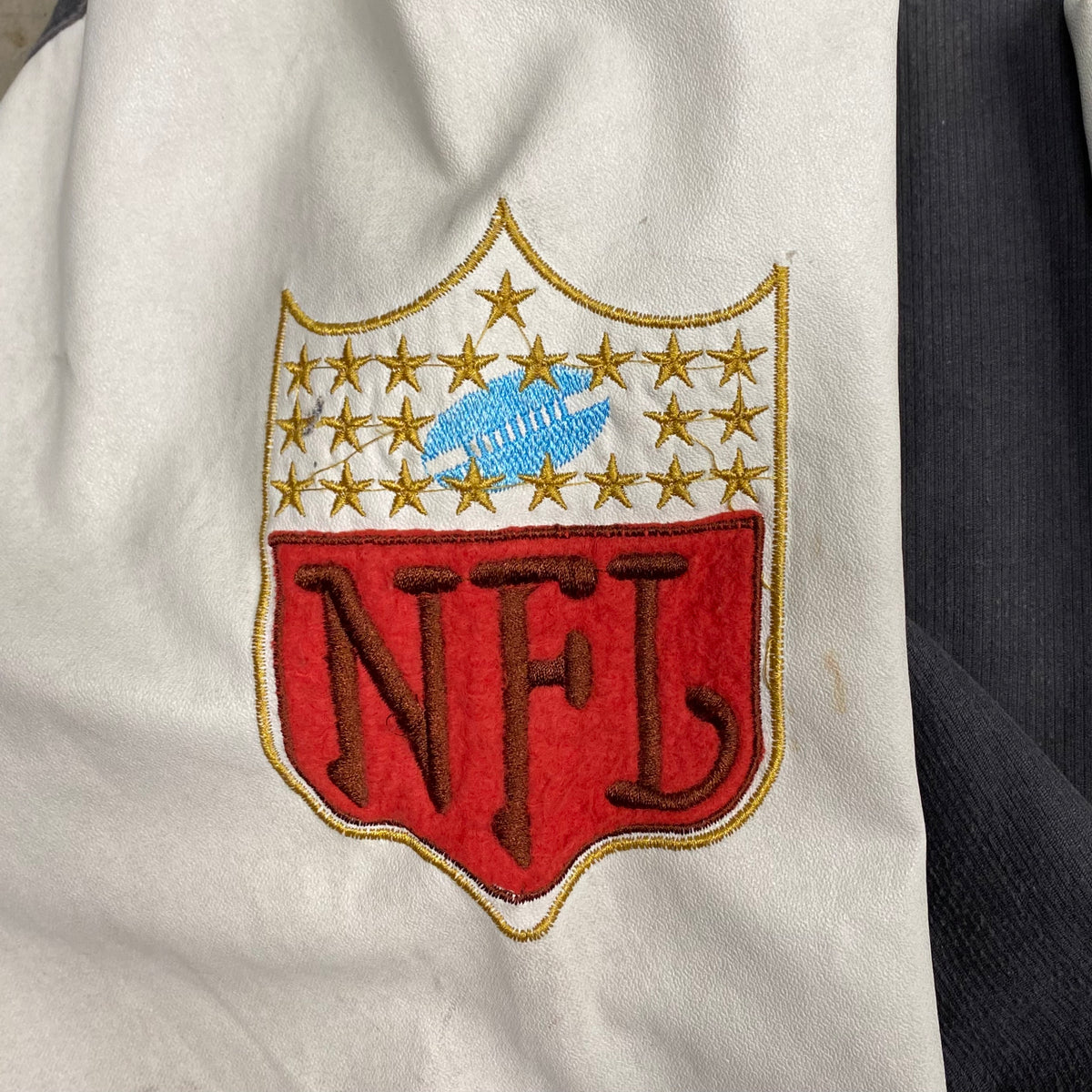 Minnesota Vikings Grey White Varsity Jacket