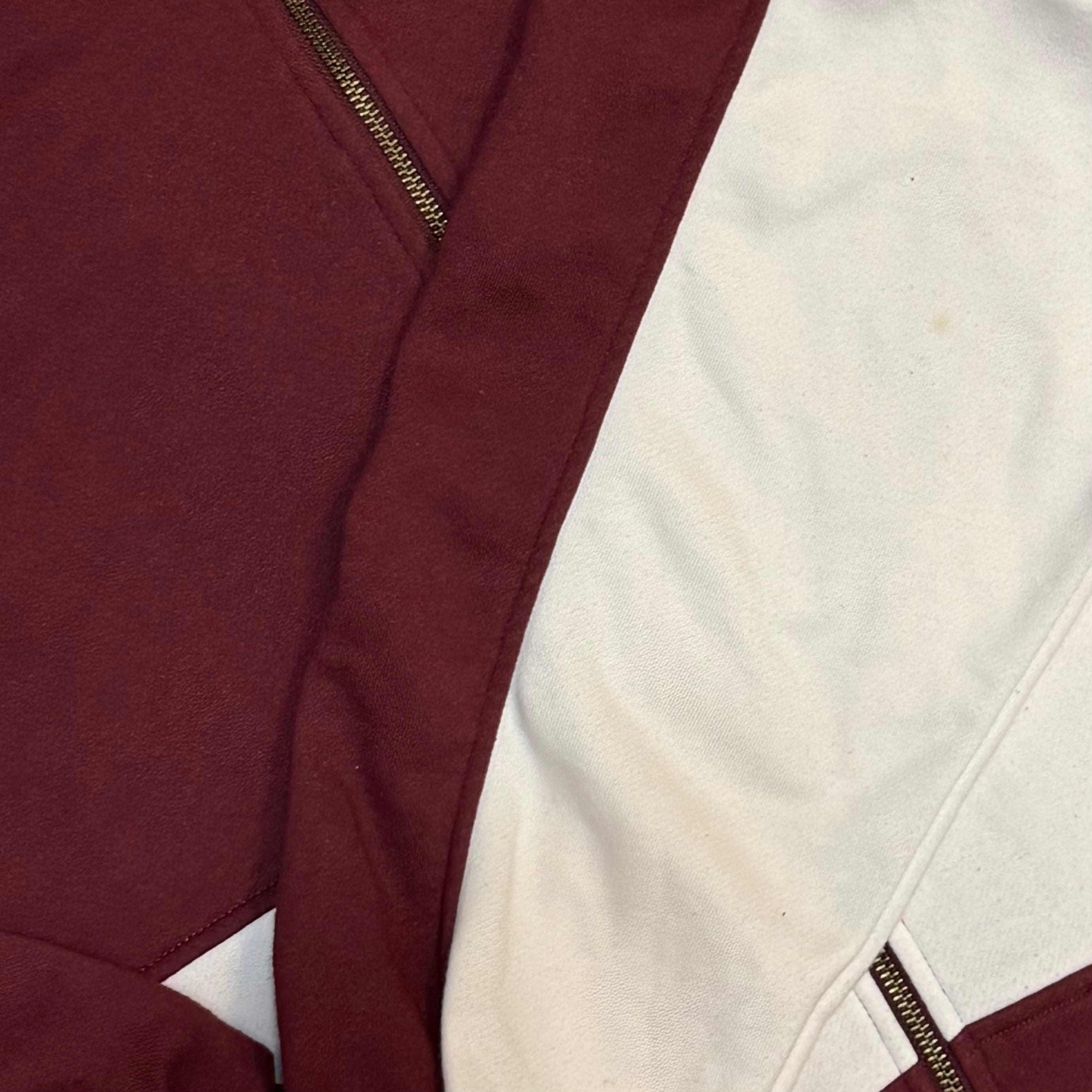Yardsale Burgundy Zip Up Track Top