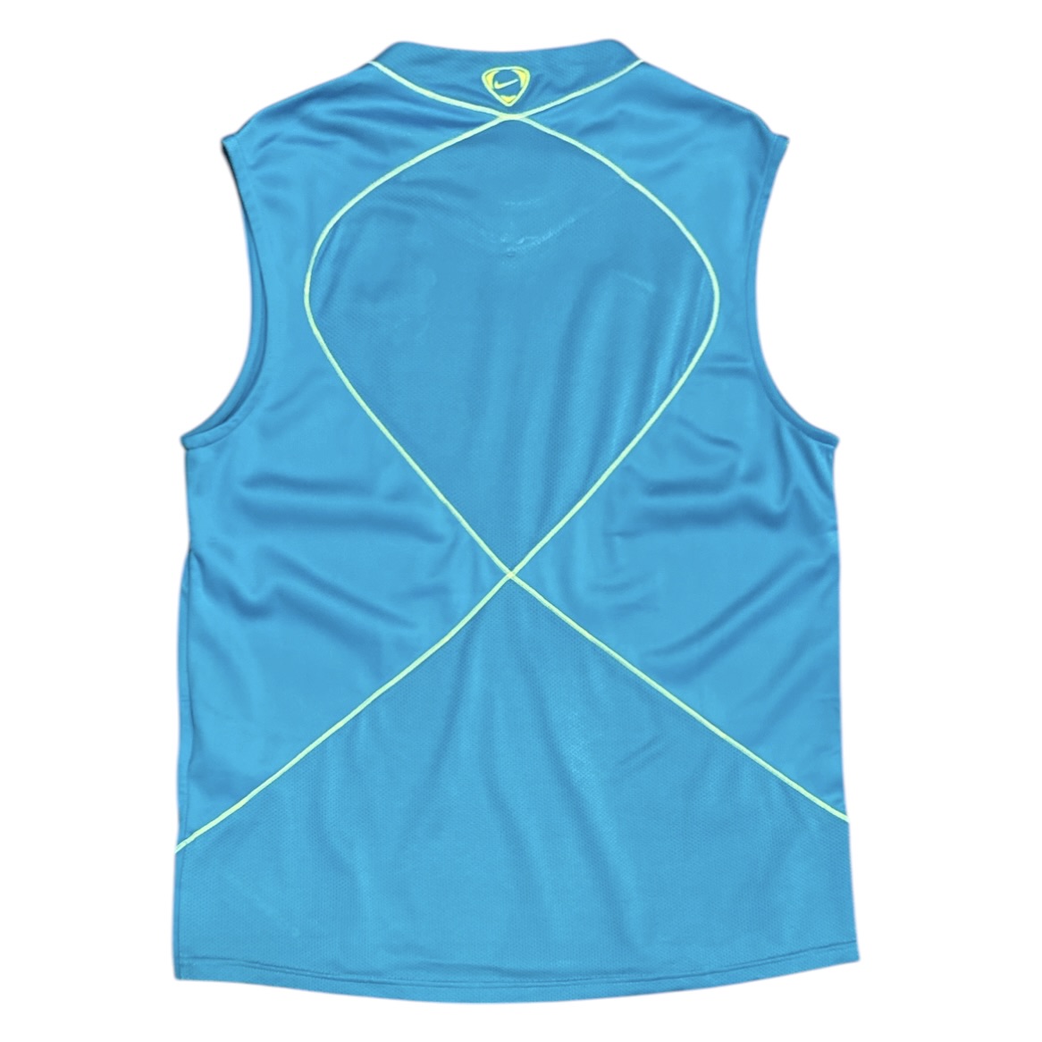 Nike FC Barcelona 2007/2008 Blue Neon Training Vest