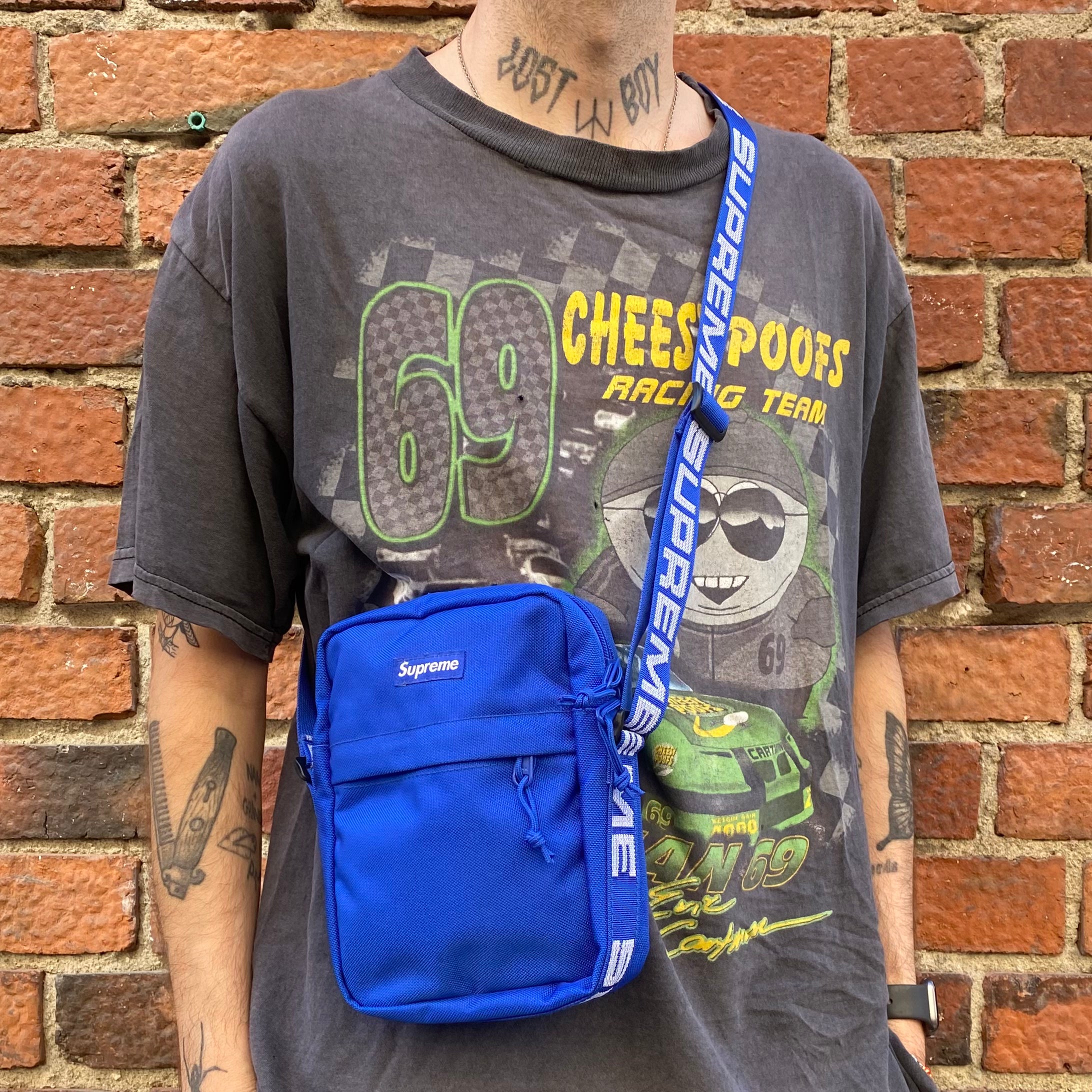 Supreme 18SS Shoulder Bag Royal ブルー Supreme 18SS Shoulder Bag Royal ブルー