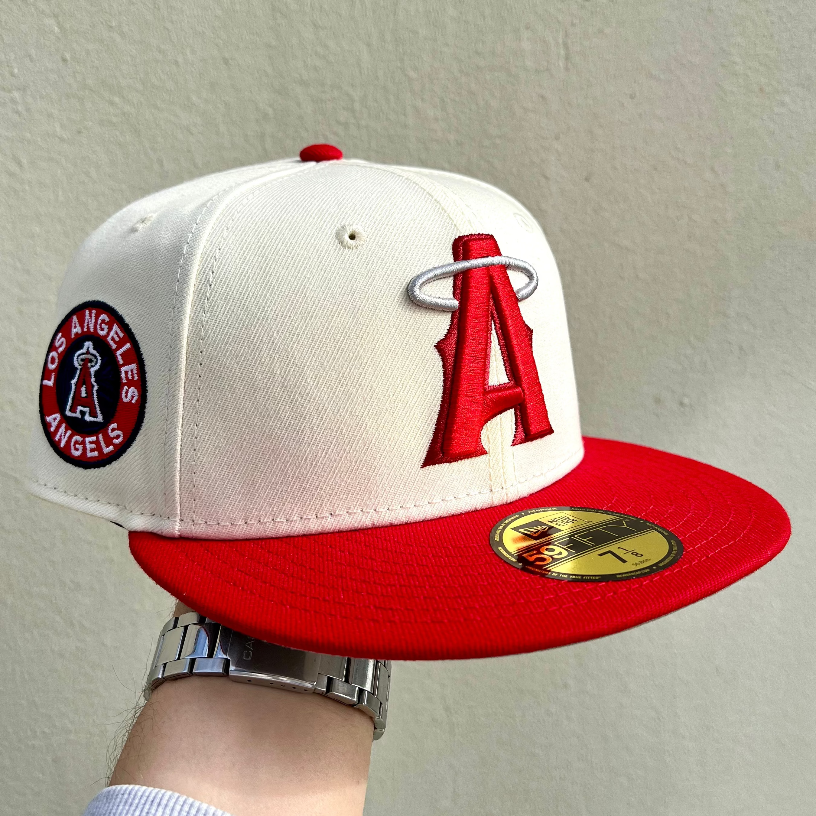 New Era Los Angeles Angels City Connect Sail Red Fitted Cap