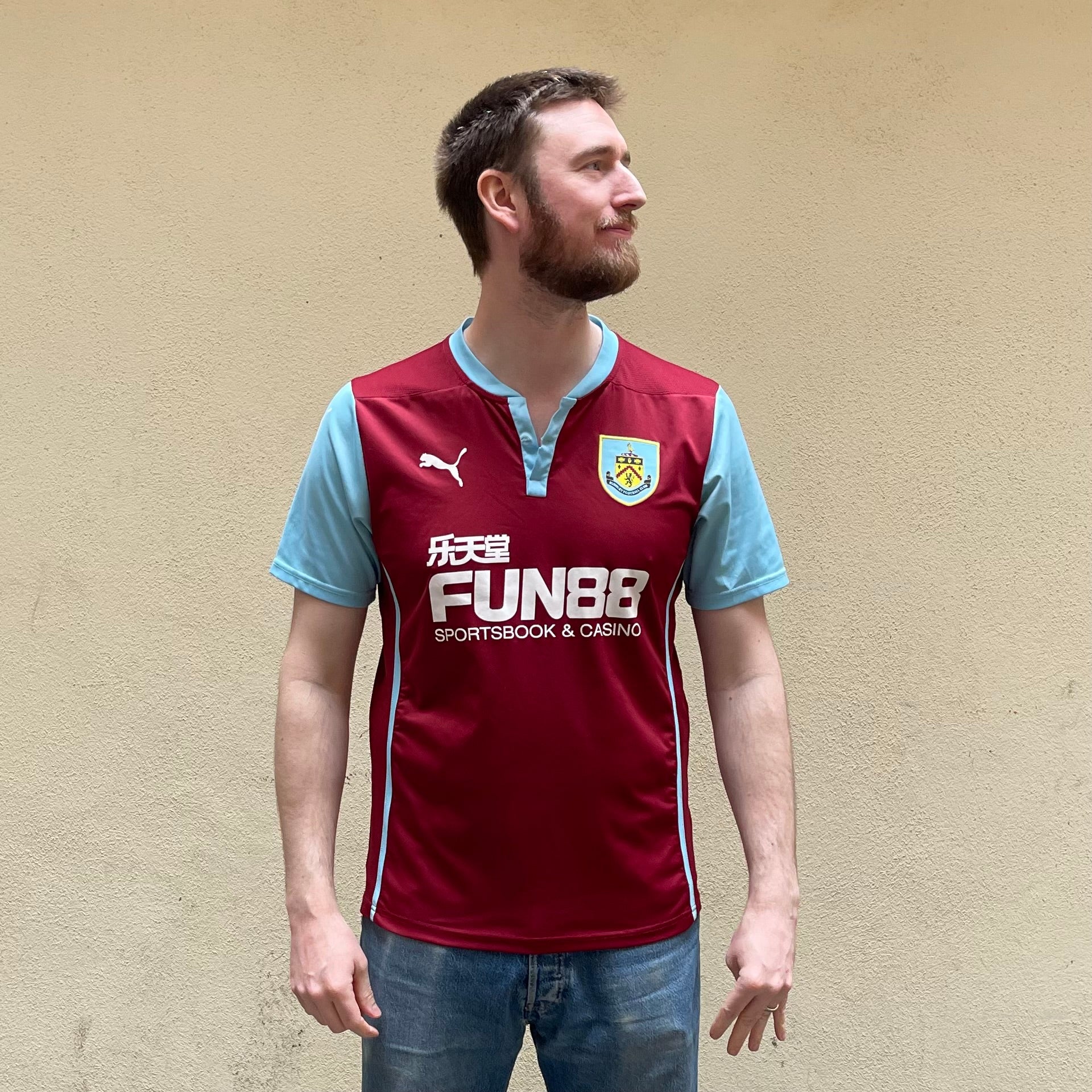 Puma Burnley FC 2014/2015 Football Jersey