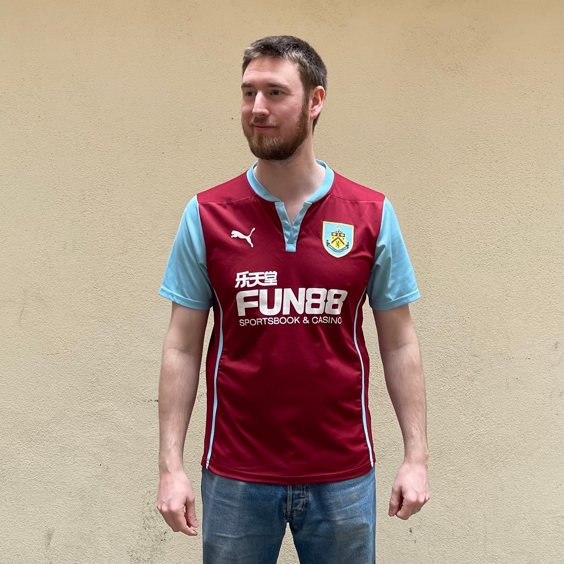 Puma Burnley FC 2014/2015 Football Jersey