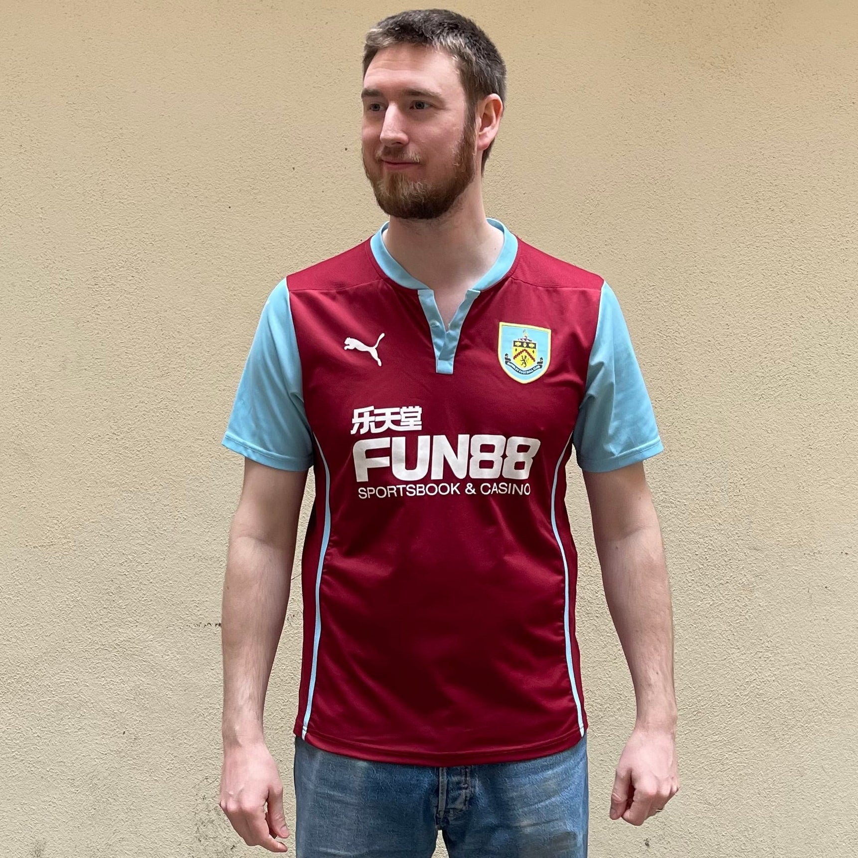 Puma Burnley FC 2014/2015 Football Jersey