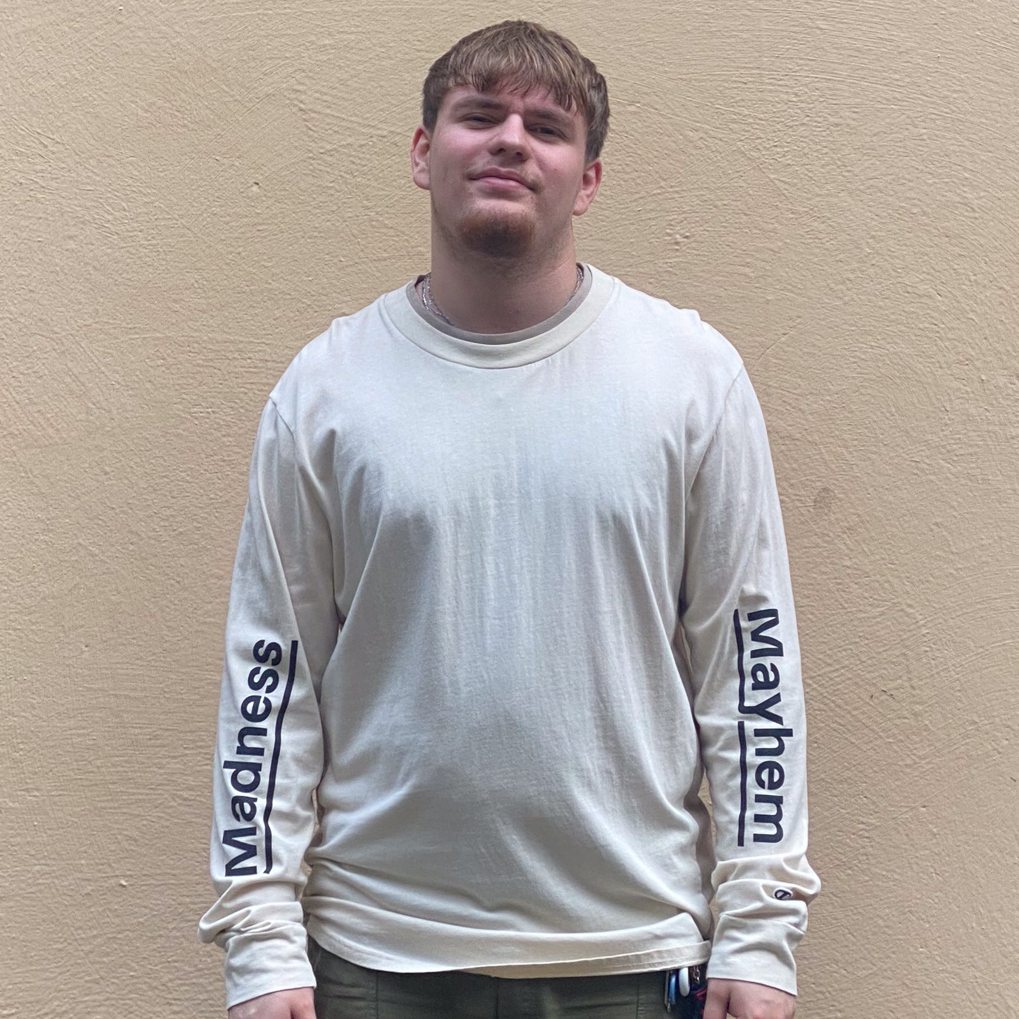 Champion By Wood Wood Long Sleeve Cream