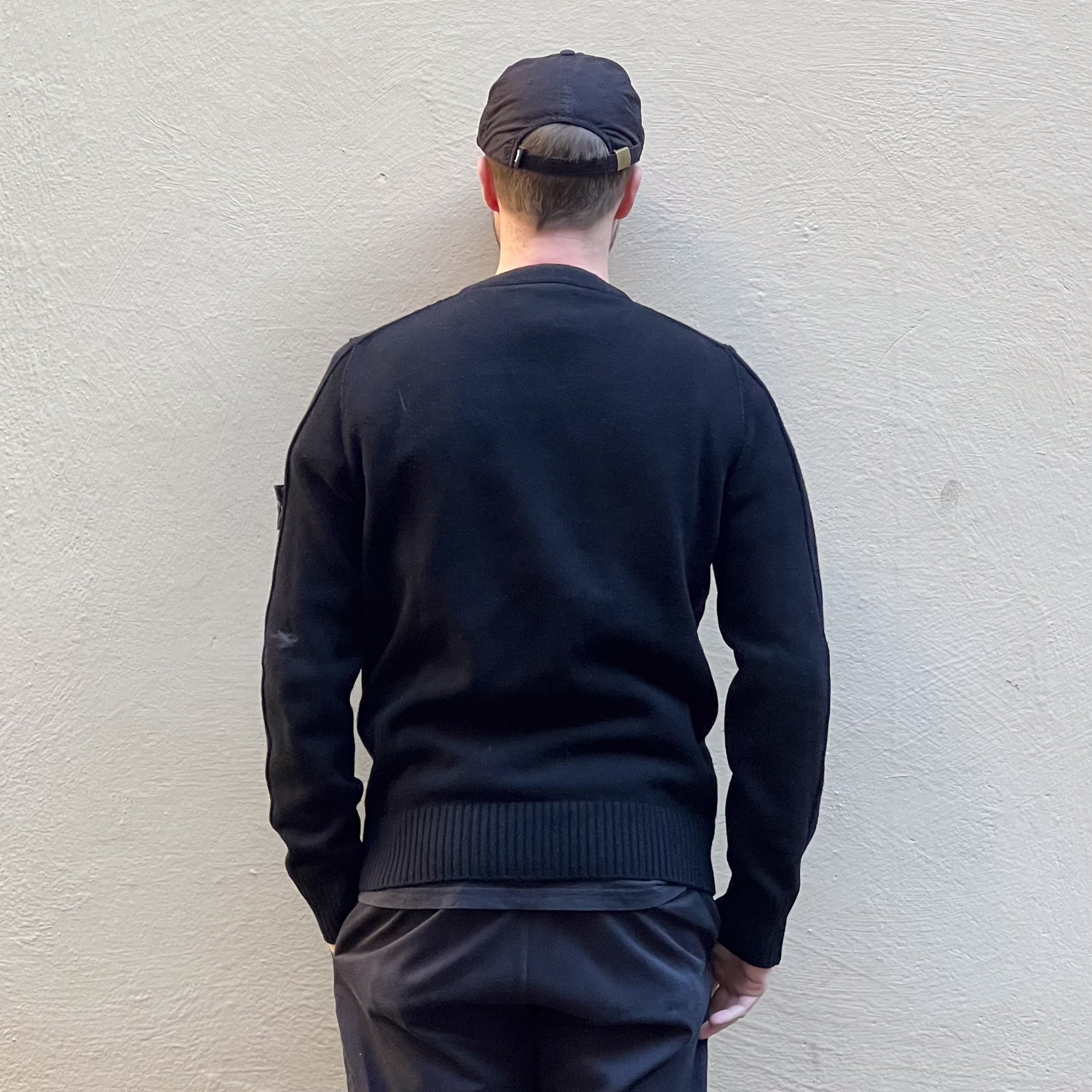 Stone Island Knitted Black Sweatshirt