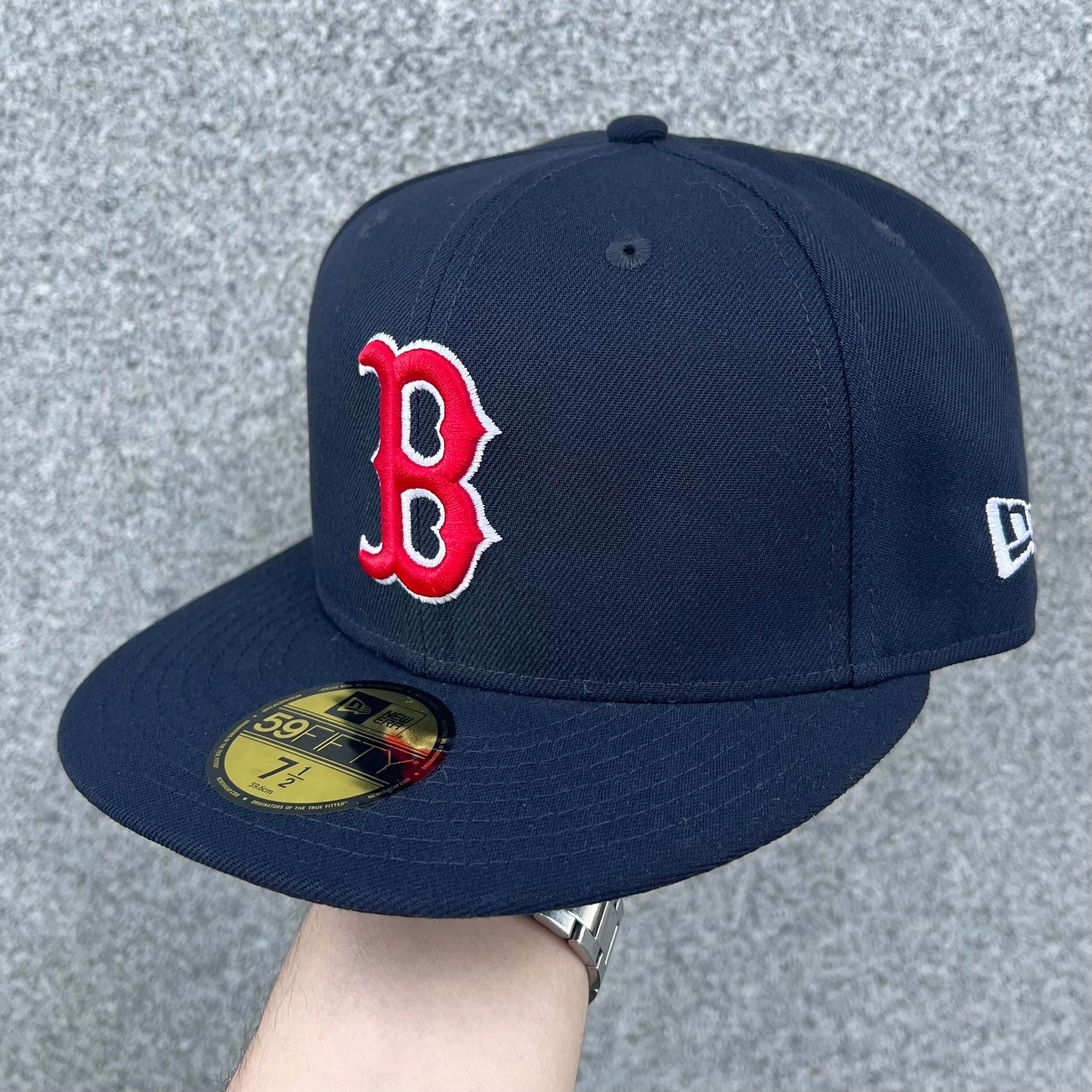 New Era Boston Red Sox Navy Fitted Cap