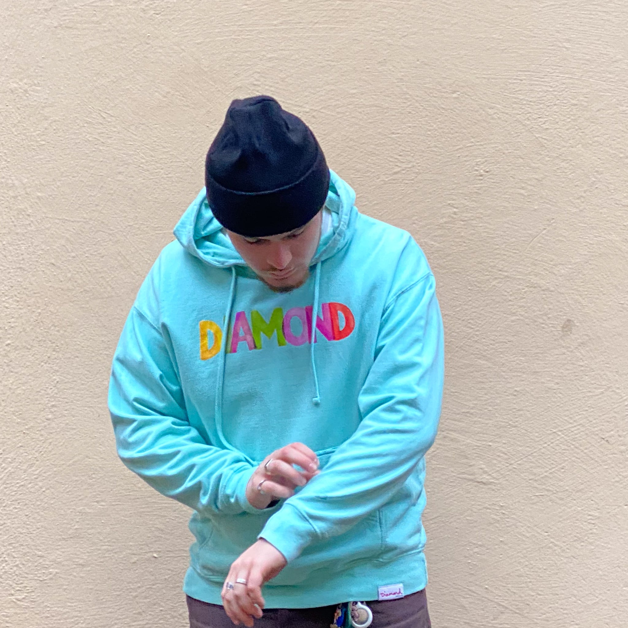 Diamond Supply Co Turquoise Hoodie