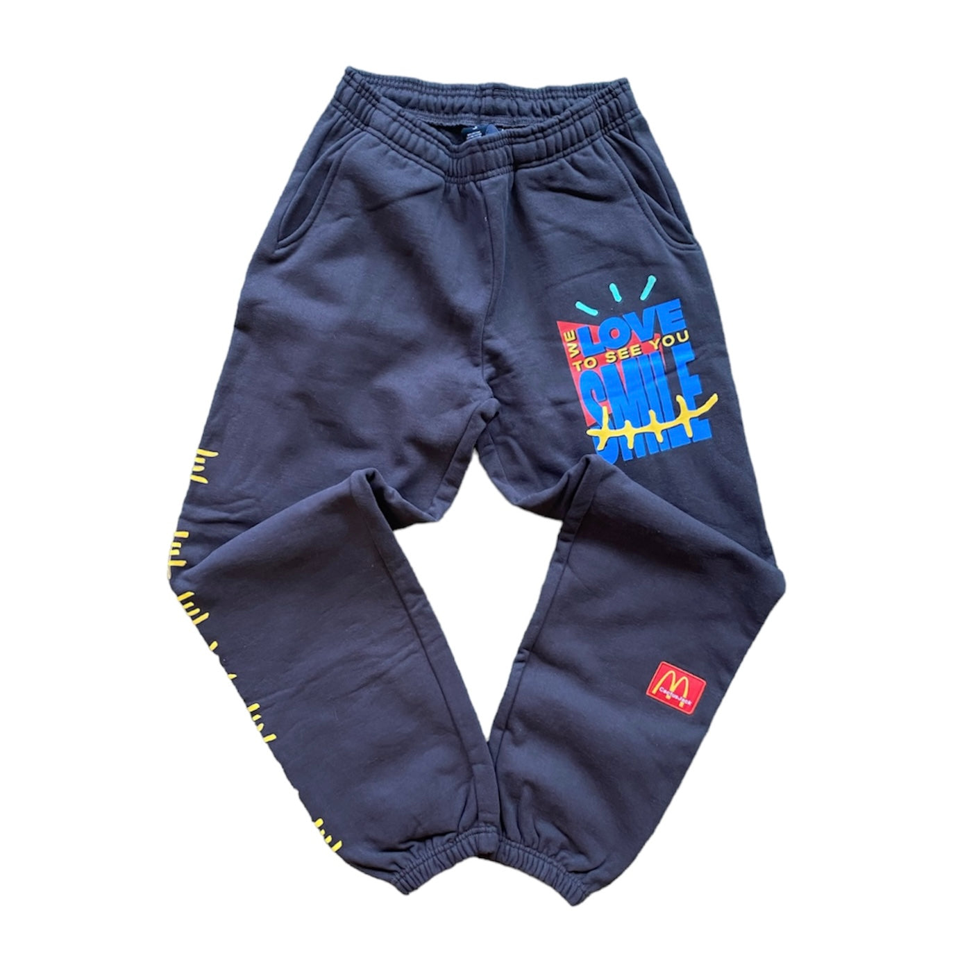 Travis Scott X McDonald's Smile Sweatpants Brown