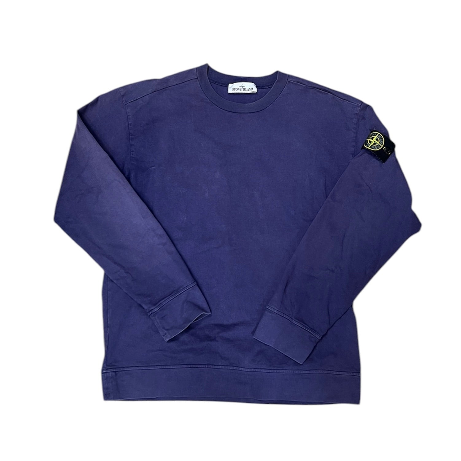 Stone Island Purple Crewneck