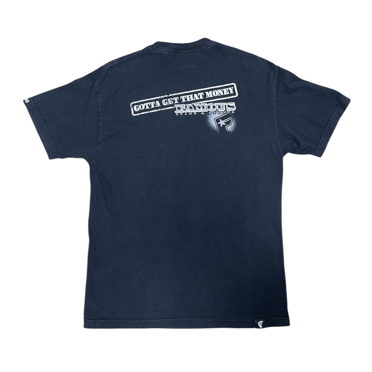 Famous Stars And Straps Get Money Black Tshirt