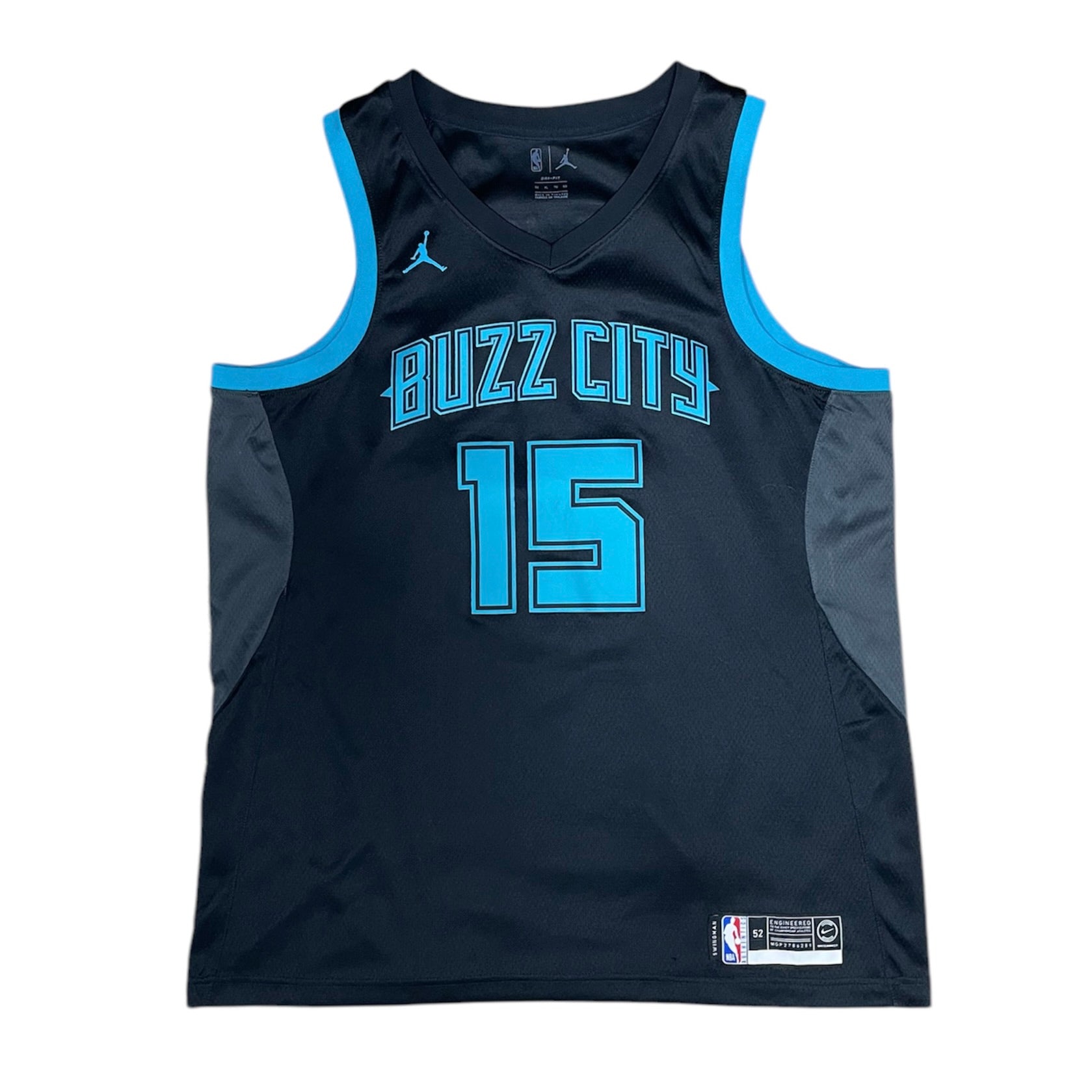 Jordan NBA Charlotte Hornets Kemba Walker #15 City Edition Swingman Basketball Jersey