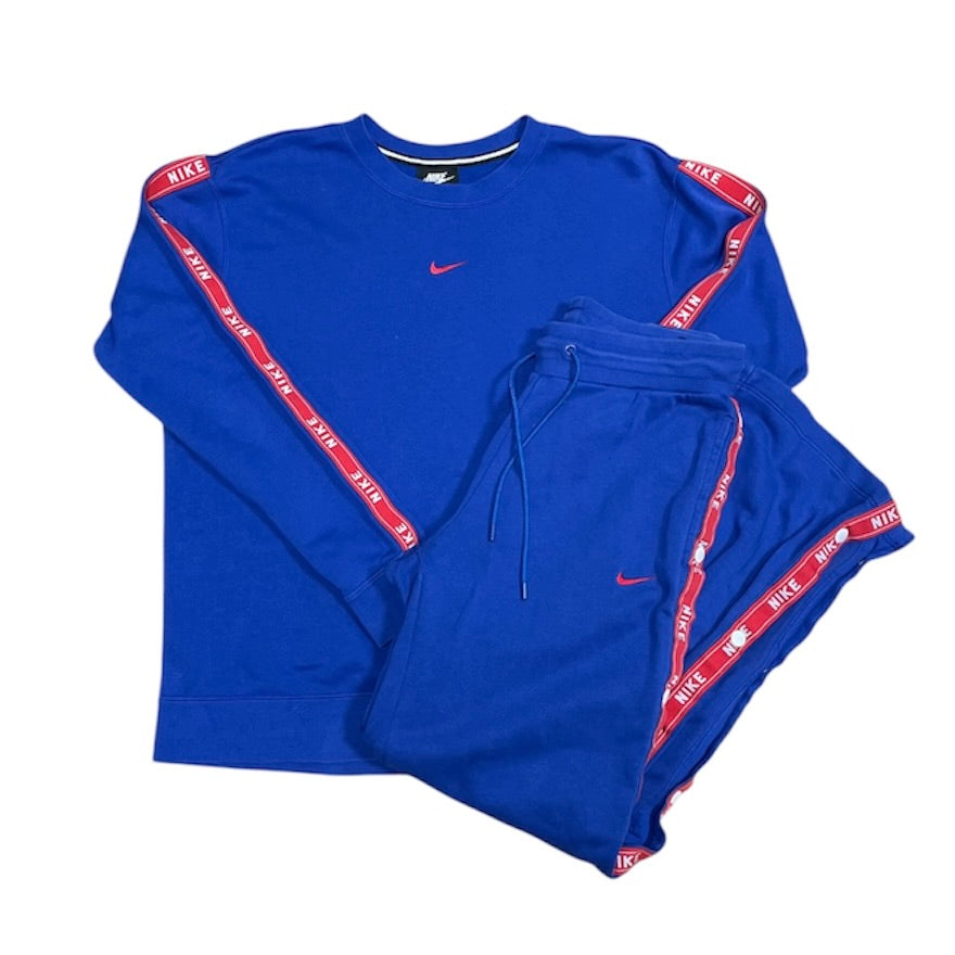 Nike Sweatshirt NSW Crew Logo Tape Sportswear Track Set (W)