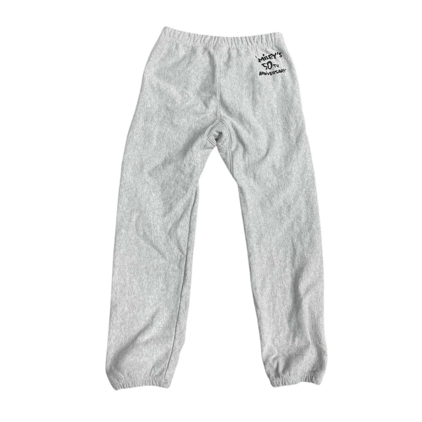 Champion x Smiley Reverse Weave Grey Sweat Pants