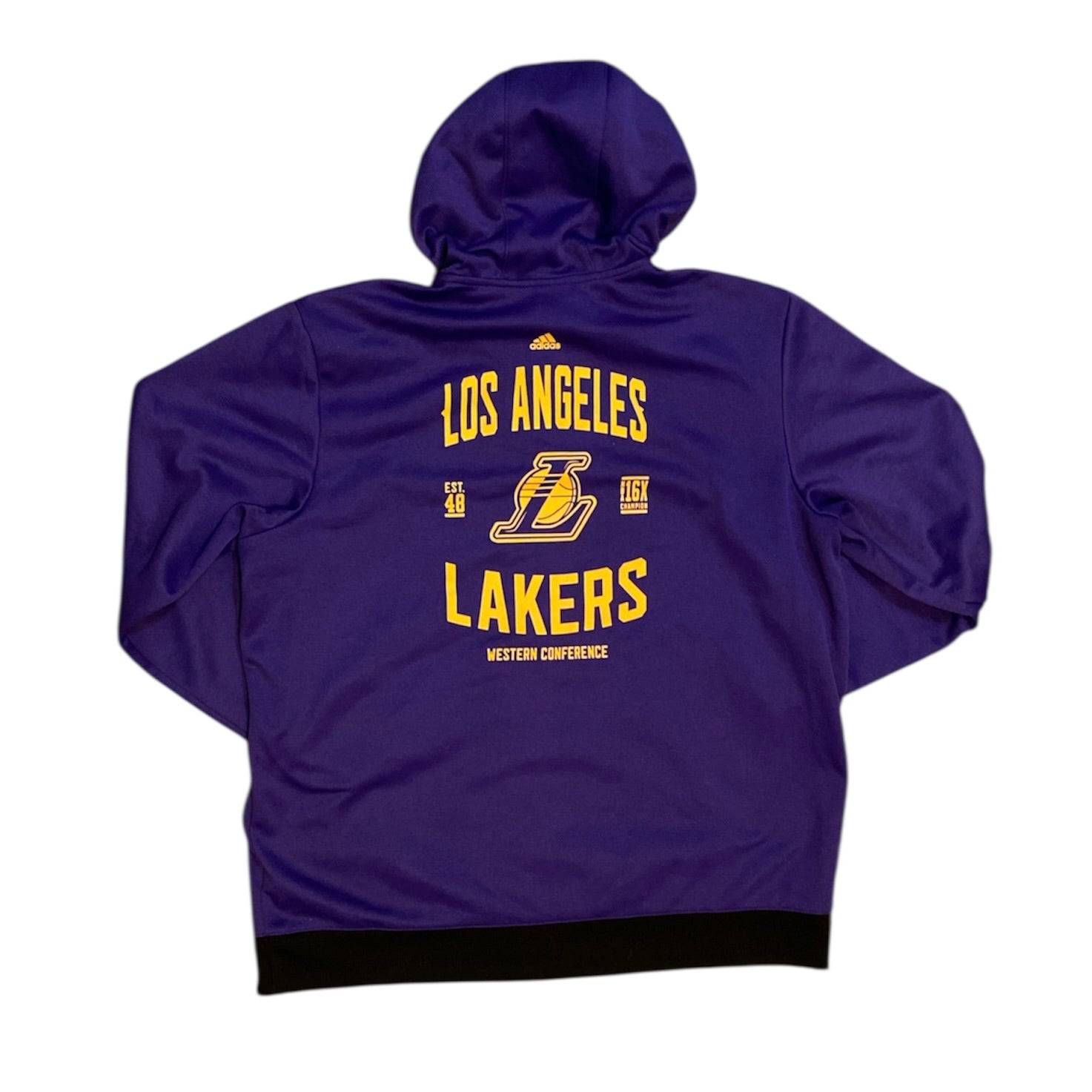 Adidas Los Angeles Lakers Purple Zip Up Hoodie