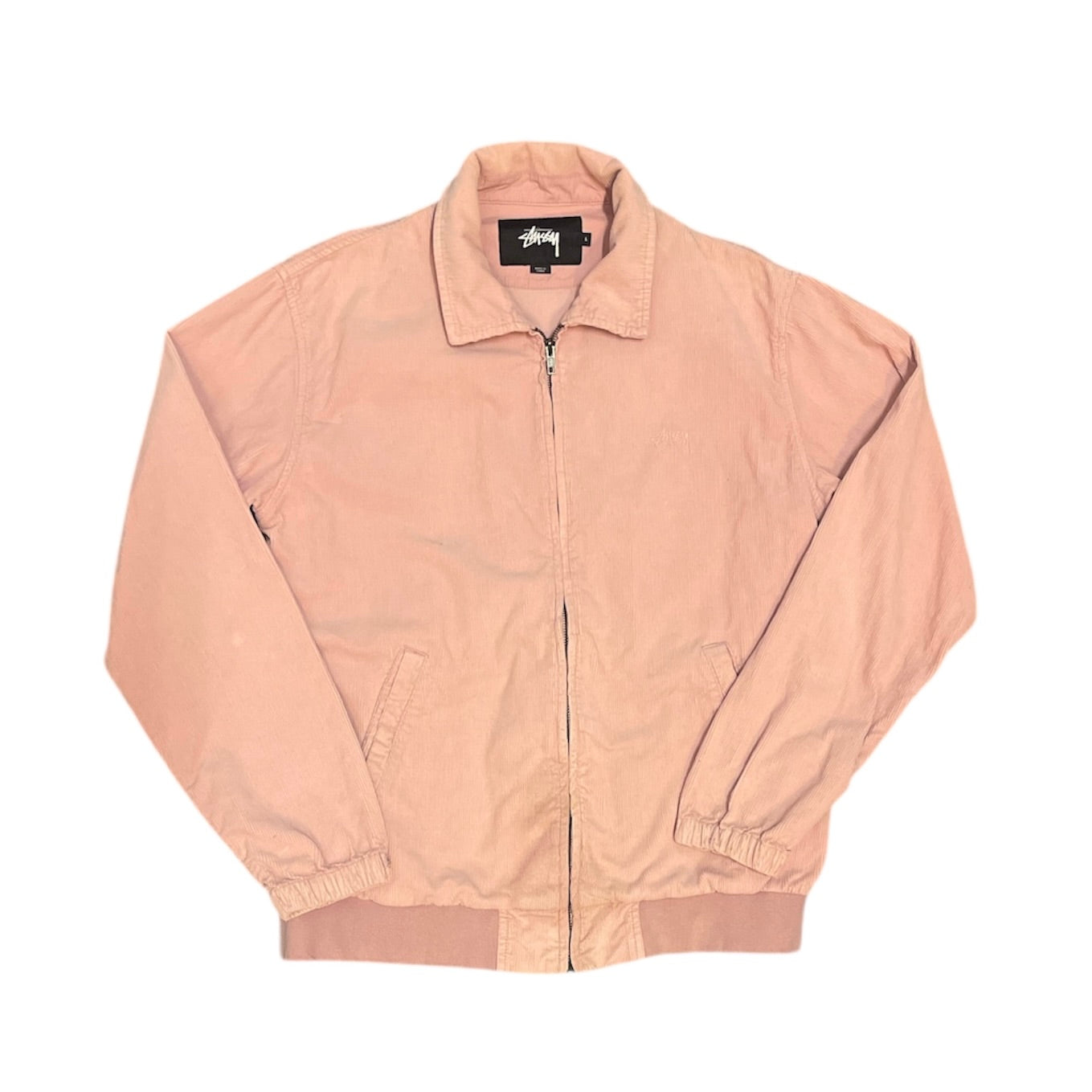Stussy Bleached Out Corduroy Pink Jacket