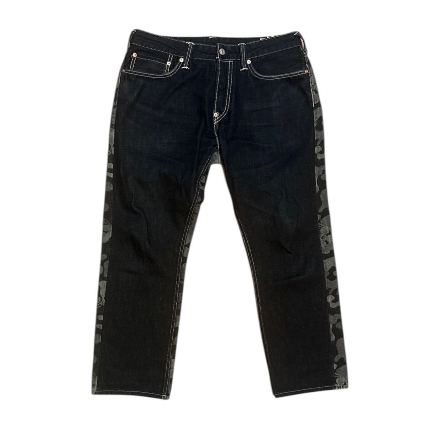 Evisu Camo Blue Jeans