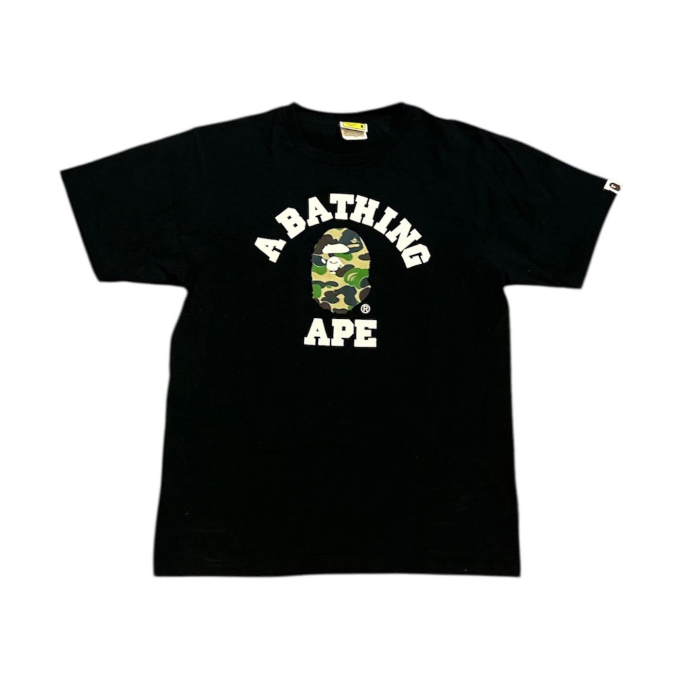 A Bathing Ape ABC Camo Black Green Tshirt