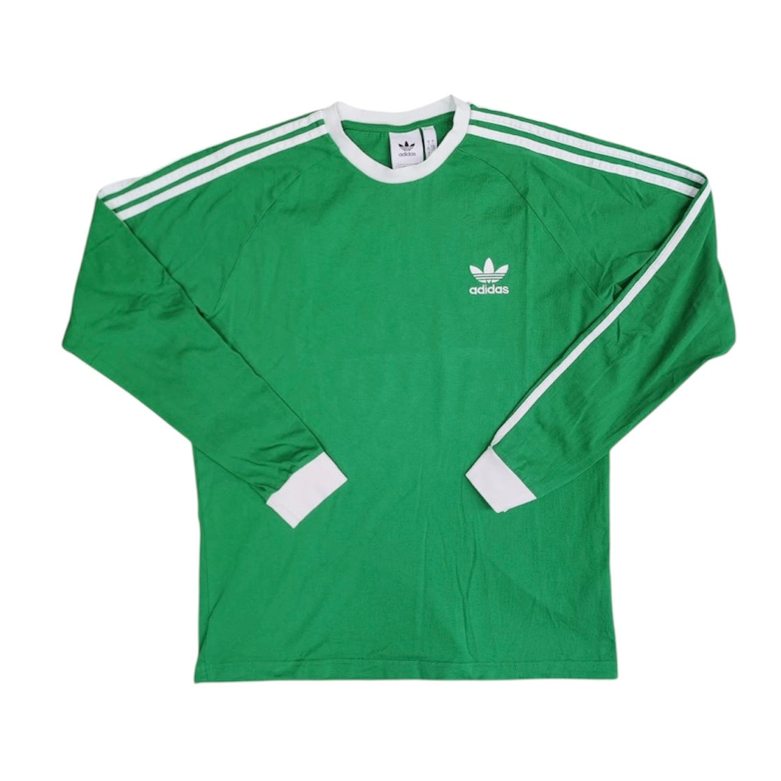Adidas Adicolor Classics 3-Stripes Green White Long Sleeve