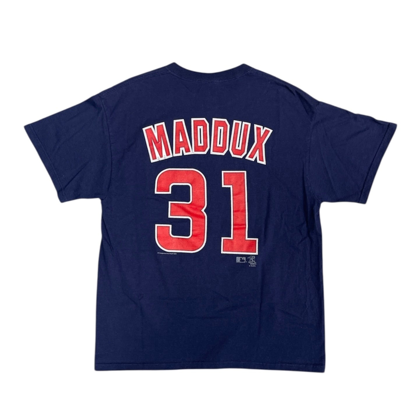 Chicago Cubs 2004 Maddux #31 Navy Tshirt