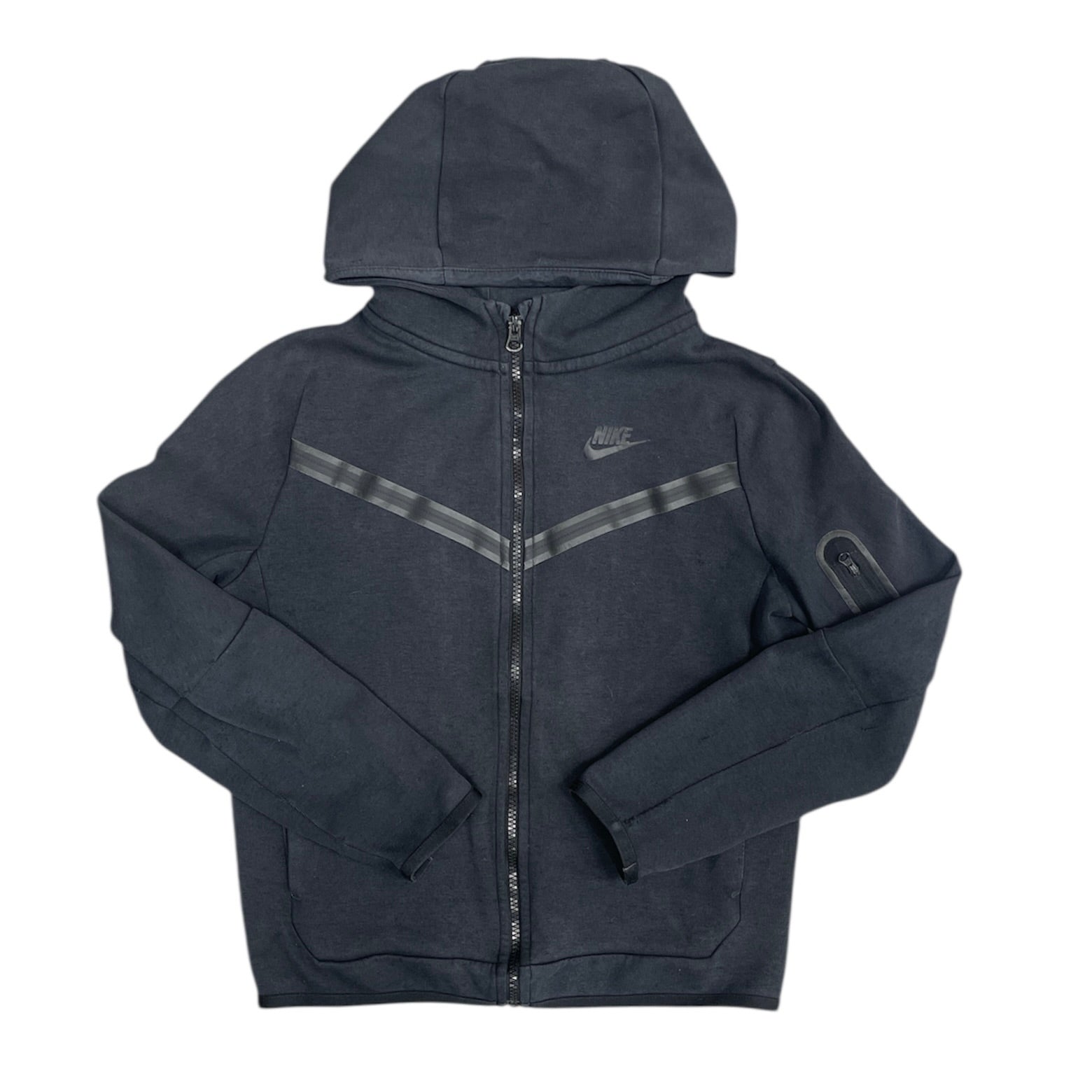 Nike Tech Fleece Black Full Zip Hoodie & Pants Set (Youth)