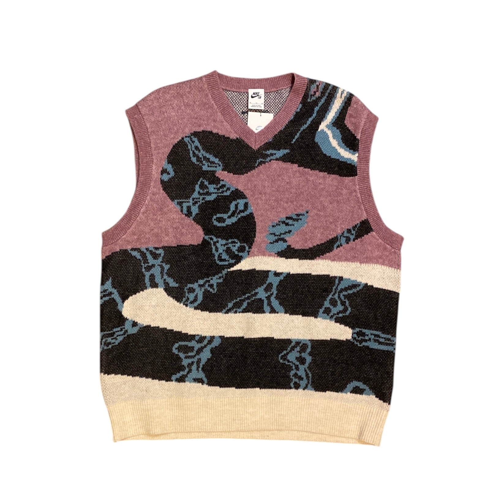 Nike SB Snake Plum Knit Sweater Vest