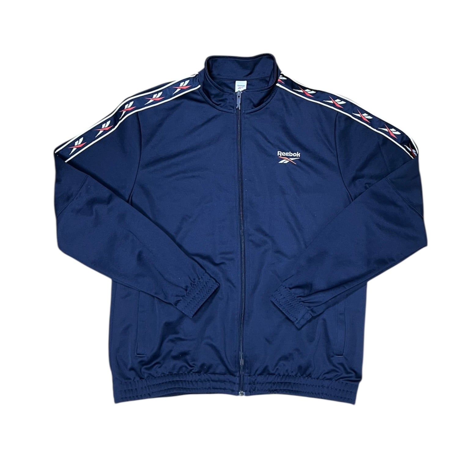Reebok Full Zip Navy Track Top