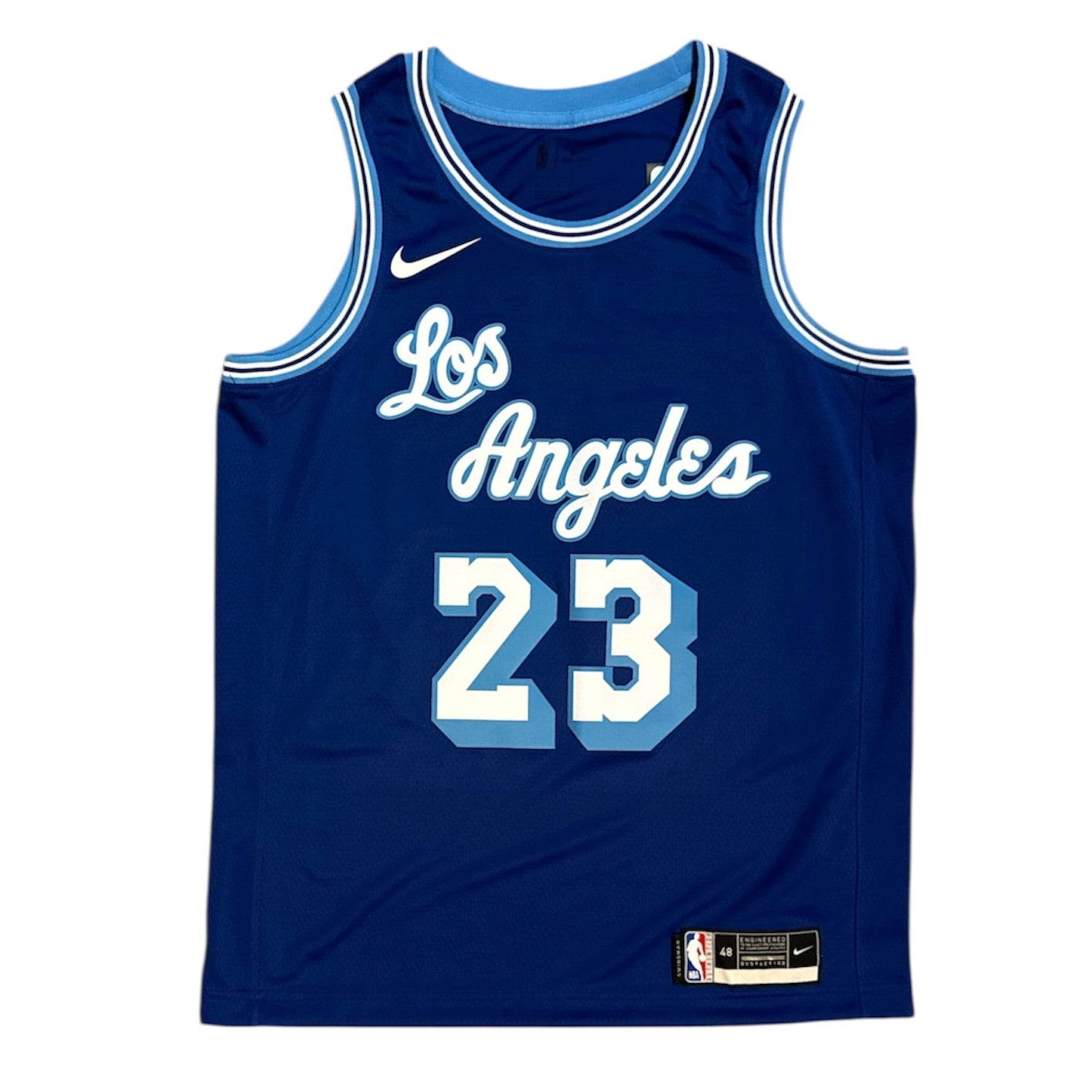 Nike Los Angeles Lakers Lebron James #23 City Edition 2021 Swingman Jersey